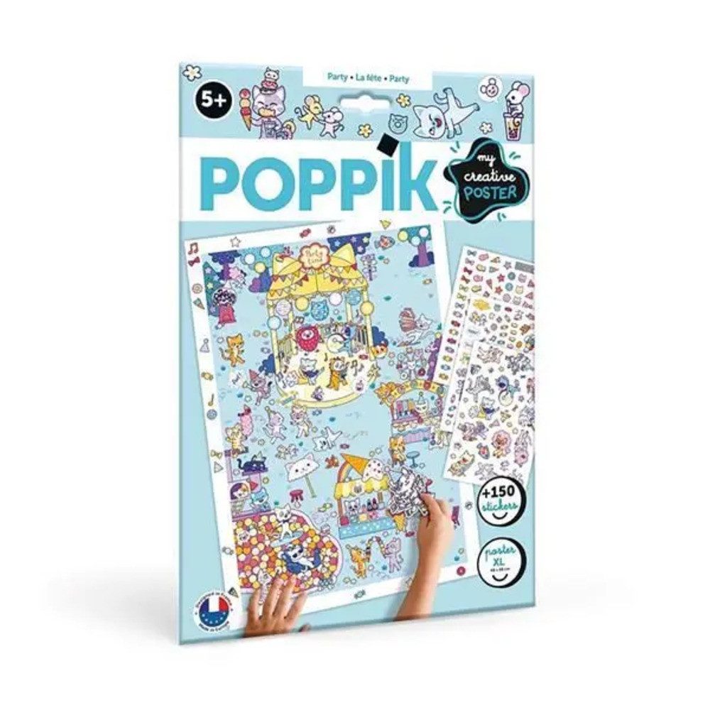 Poster POPPIK Sticker Kreativ Poster Party