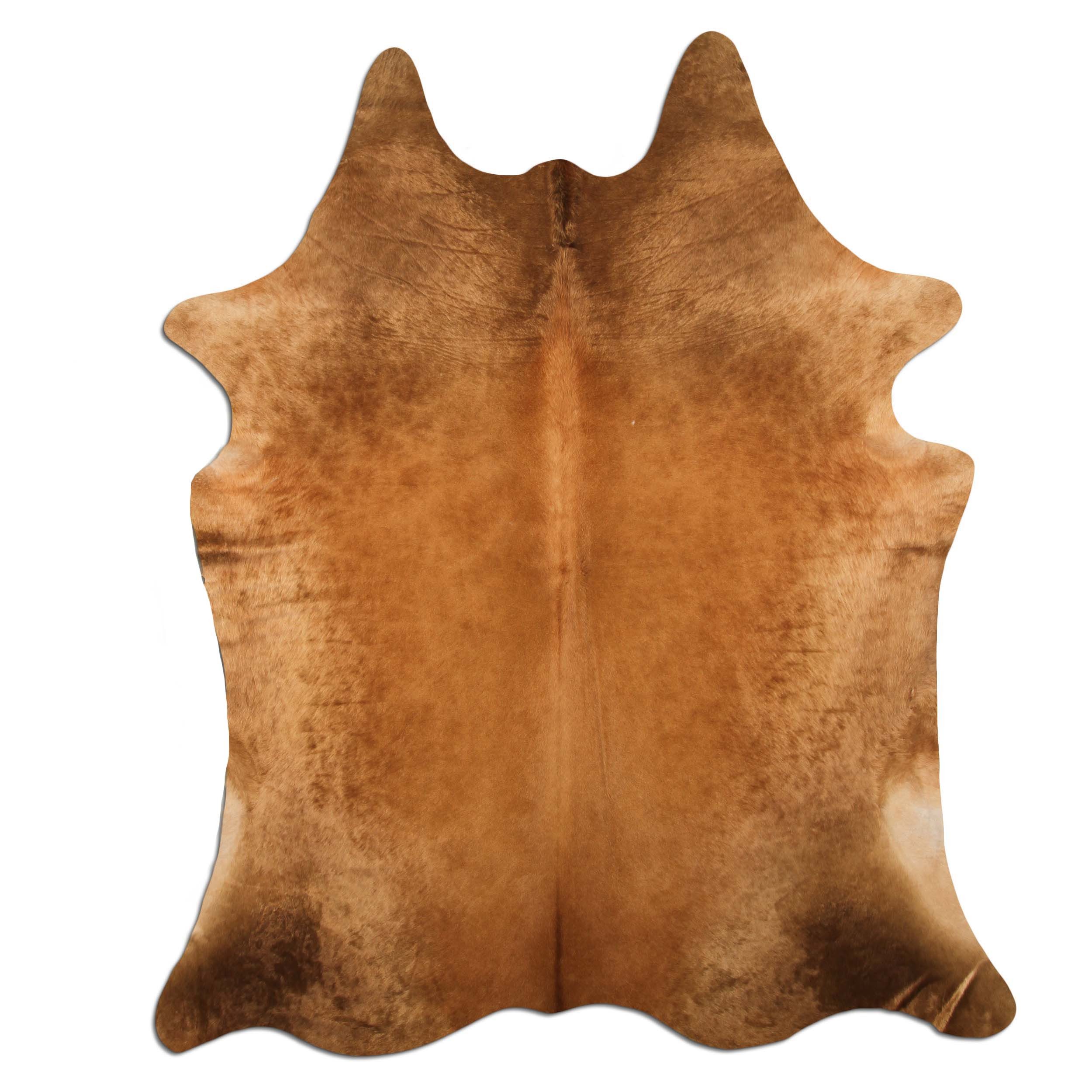 Fellteppich L210 x B180 cm - champagner grau, Livorio, Kuhfell, Premium Kuhfell Teppich, Rinderfell, Echtfell, Dark Champagne