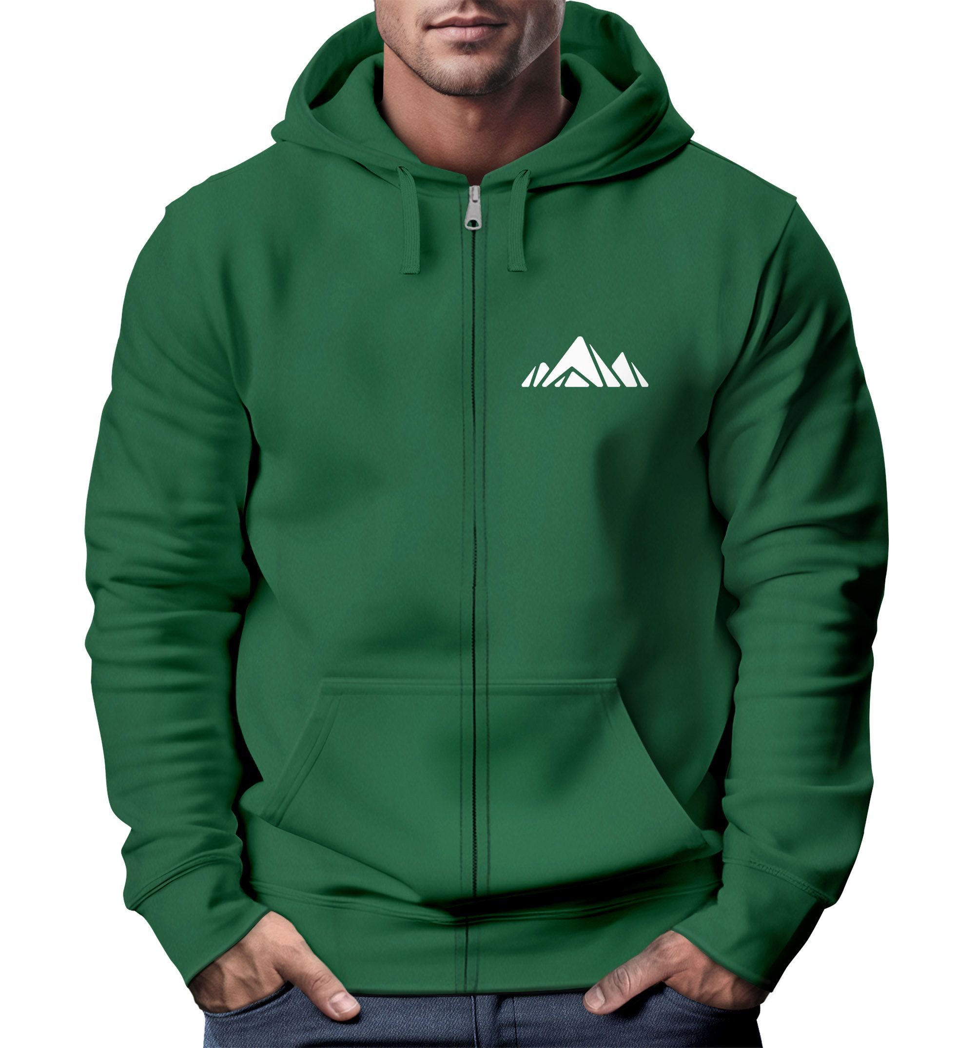 Neverless Sweatjacke Sweatjacke mit Kapuze Wandern günstig online kaufen