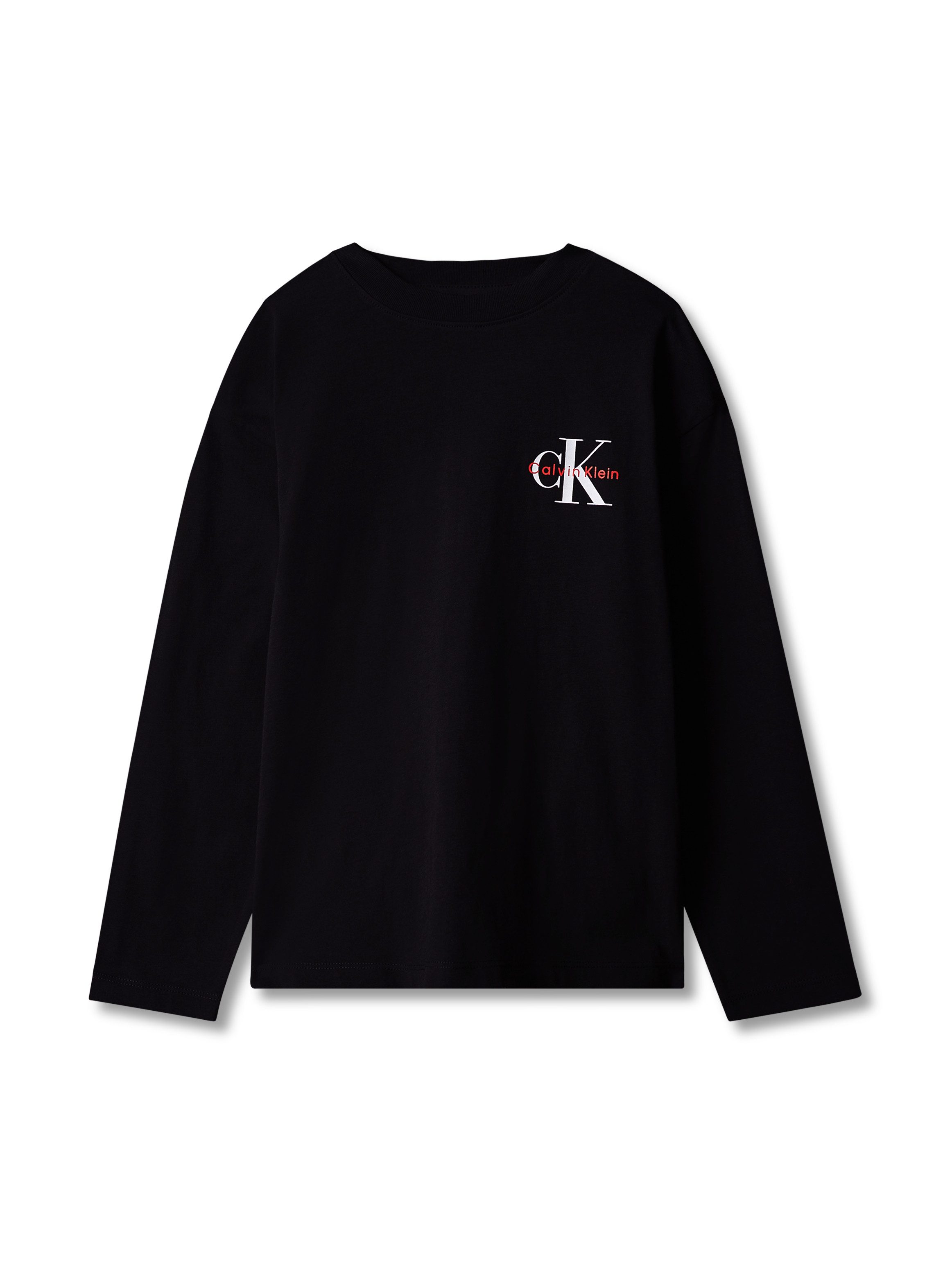 Calvin Klein Jeans Langarmshirt SMALL CHEST MONOLOGO LS T-SHIRT Regular fit mit Logoschriftzug