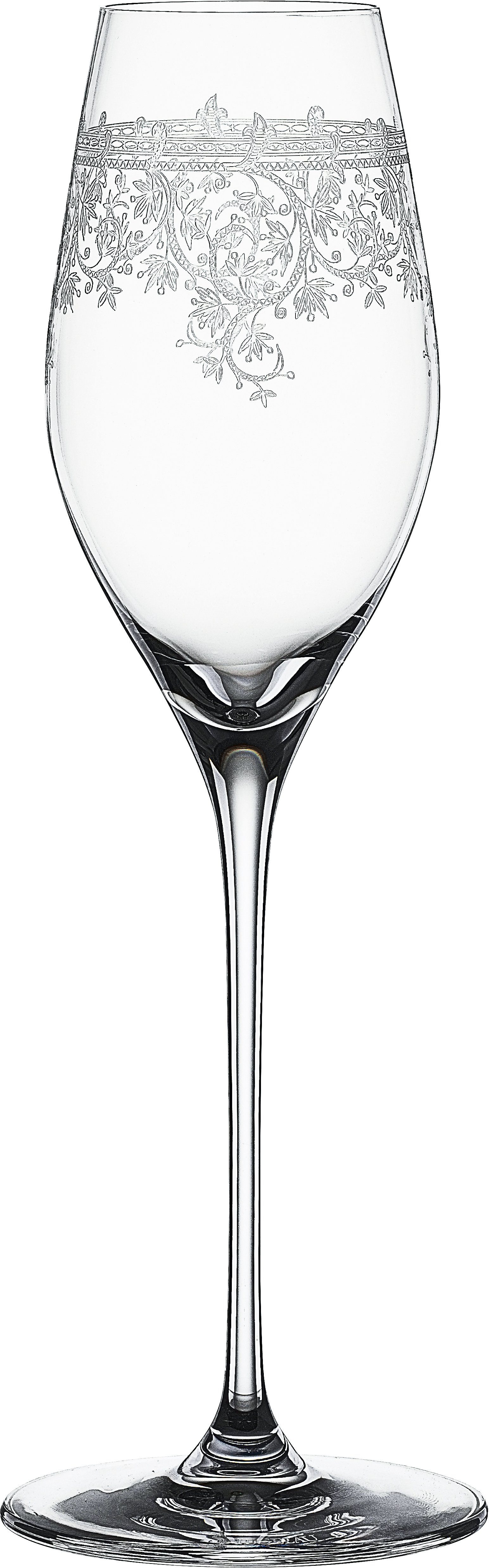 SPIEGELAU Champagnerglas Made 6-teilig, Europe Kristallglas, 300 Arabesque, in ml