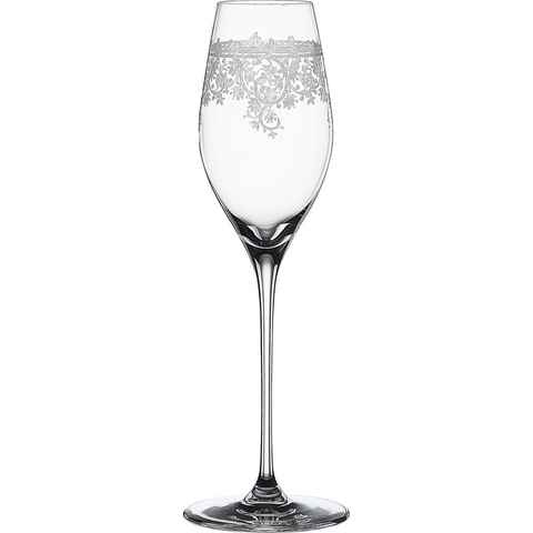 SPIEGELAU Champagnerglas Arabesque, Kristallglas, 300 ml, 6-teilig, Made in Europe