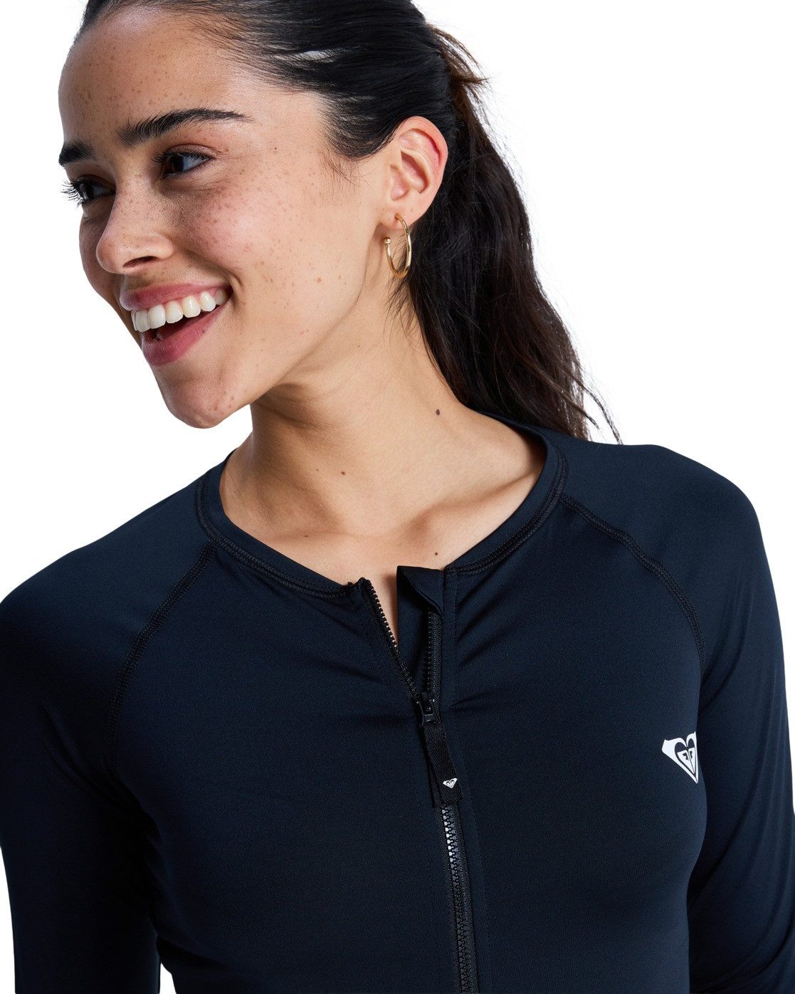 Roxy Rash Guard Essentials, ROXY-Transfer-Logo