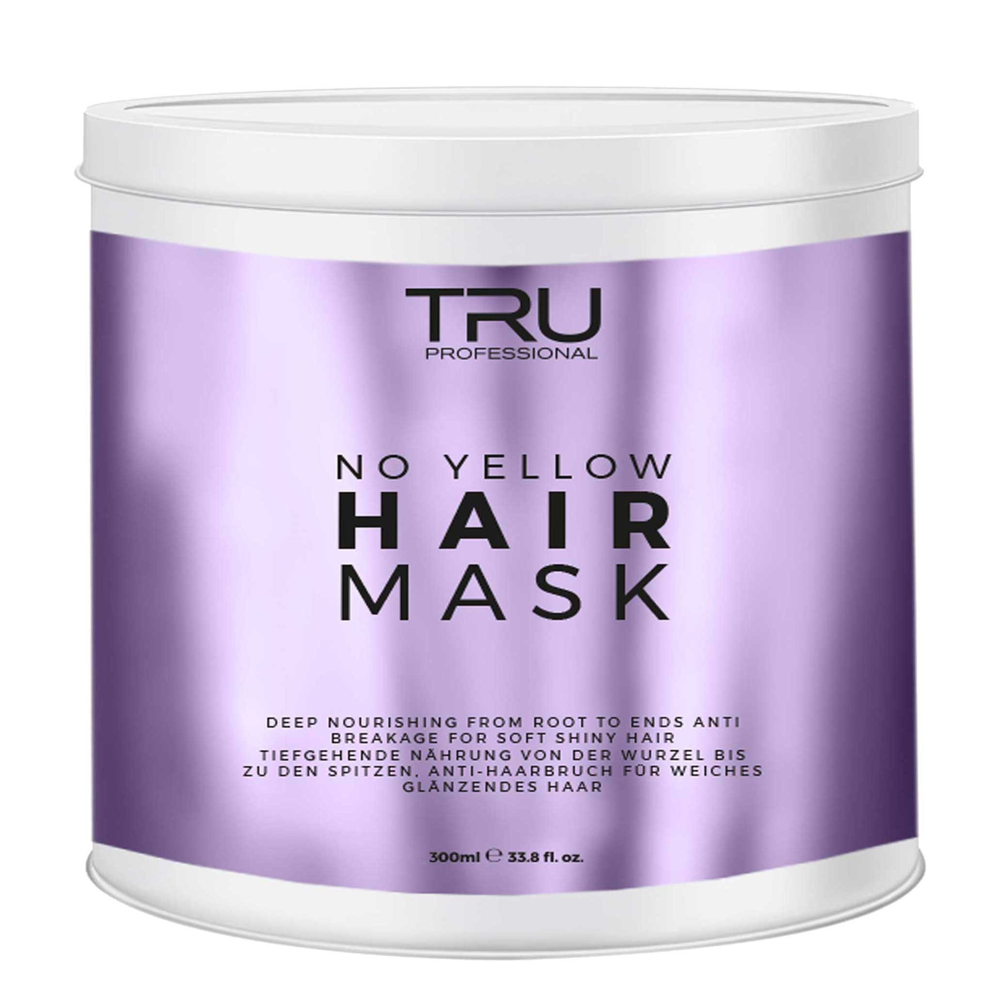 TRU Haarmaske No Yellow, Anti-Gelbstich-Maske für blondiertes & graues Haar, 1-tlg.