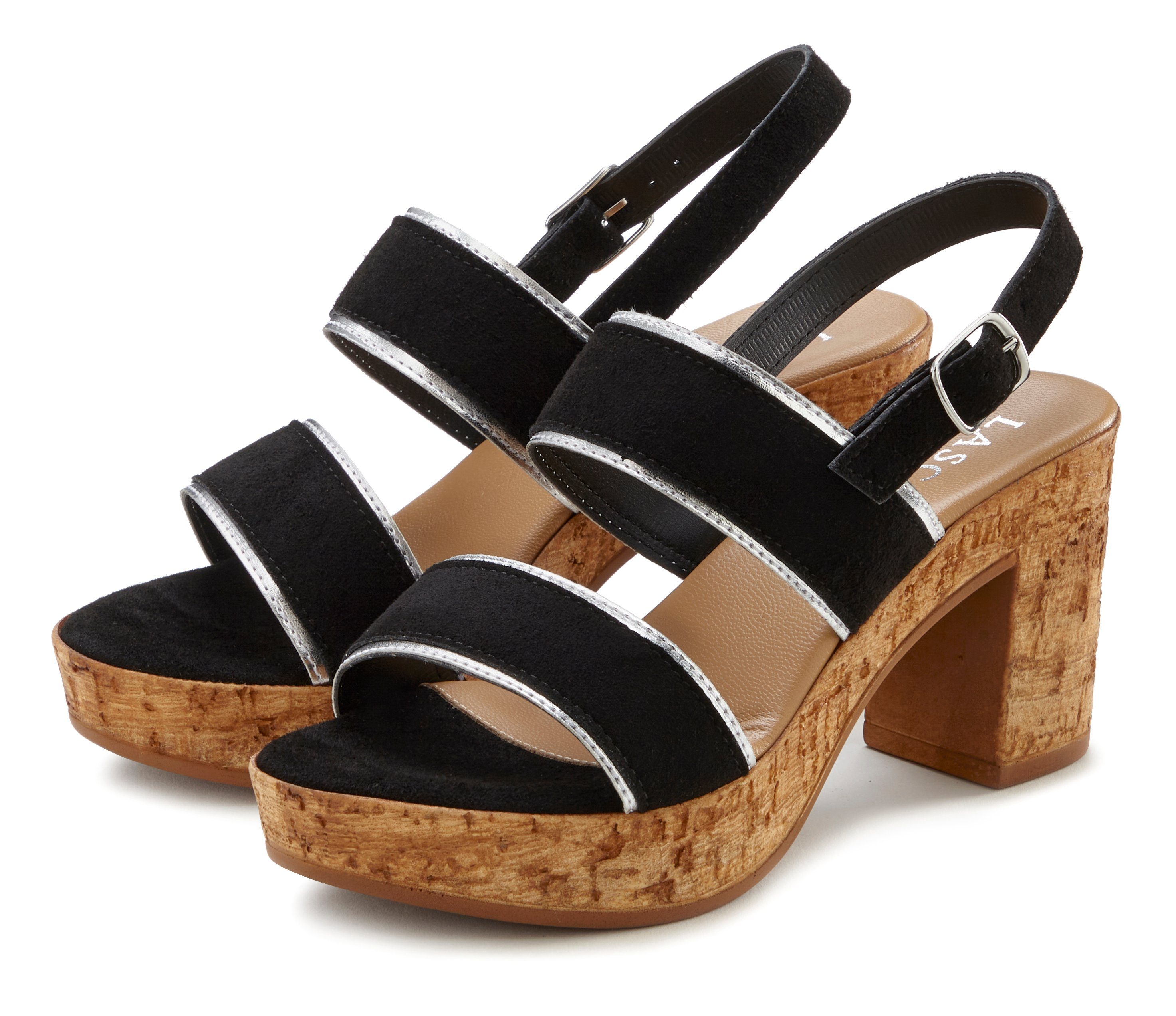 LASCANA Riemchensandalette, Sandale, Sommerschuh Sandalette aus günstig online kaufen