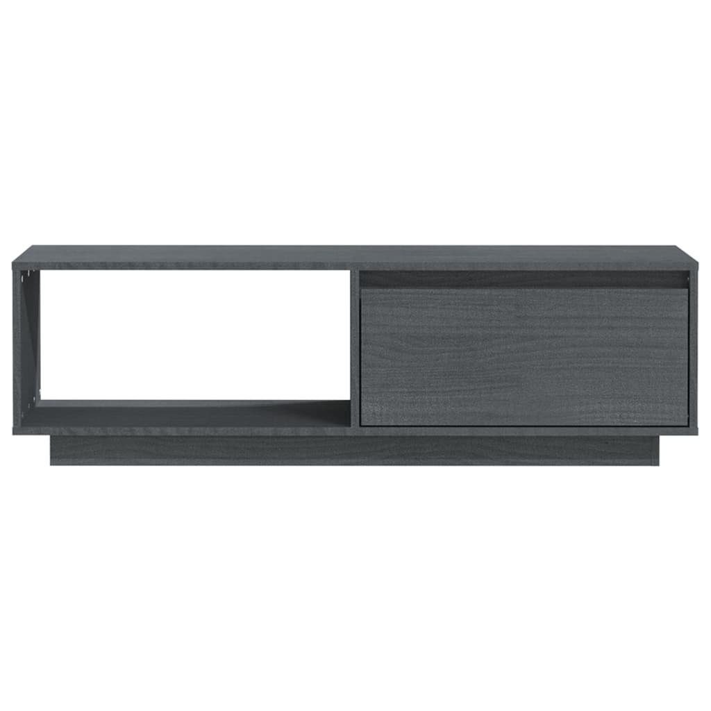 furnicato 110x30x33,5 Grau cm TV-Schrank Massivholz Kiefer