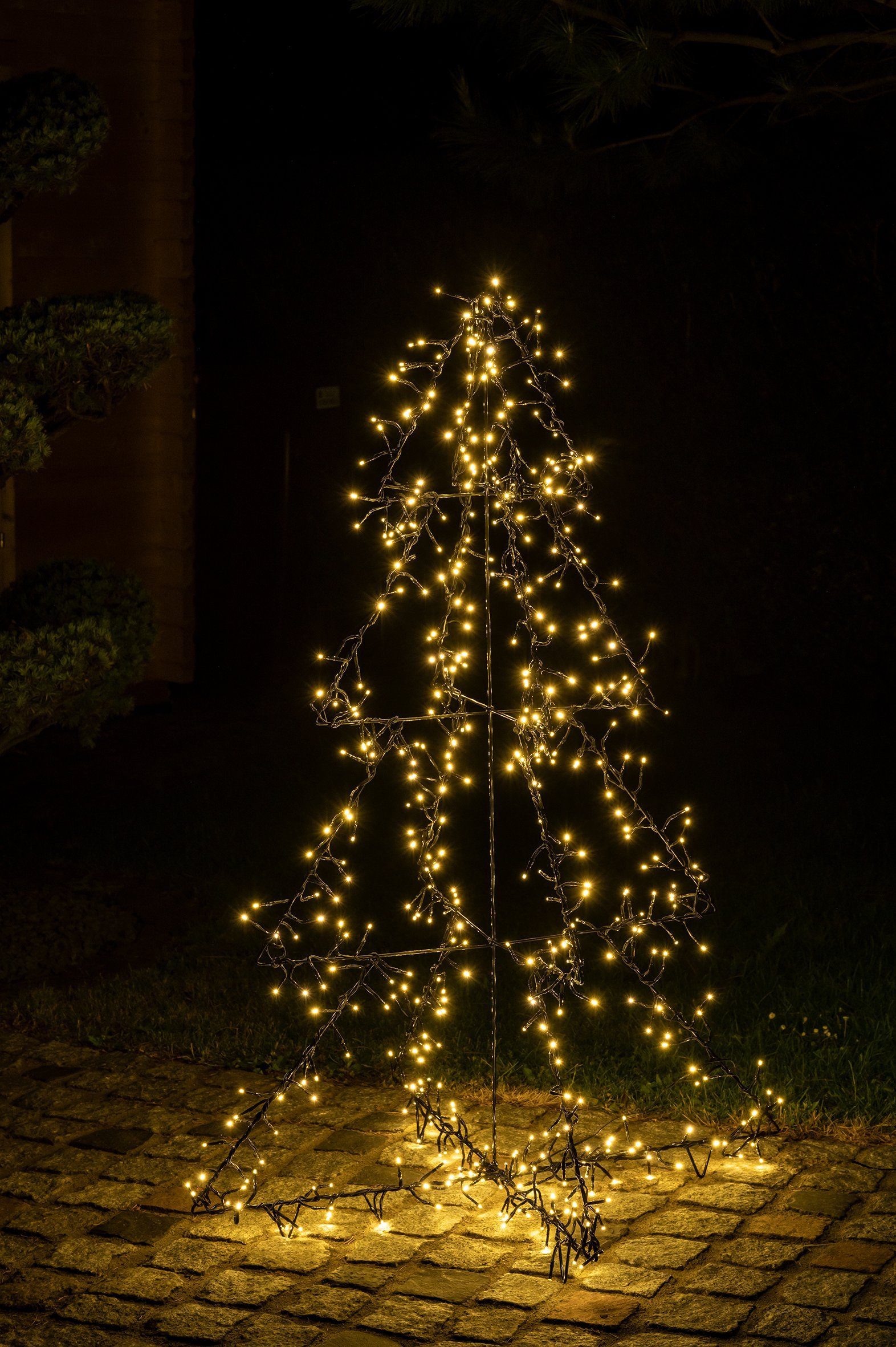 Star-Max LED Dekolicht Weihnachtsdeko aussen, LED fest integriert, Warmweiß,  in 3D-Optik | Leuchtfiguren