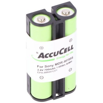 AccuCell Akku passend für Sony MDR-RF995 BP-HP800-11 700mAh für wireless Heads Akku