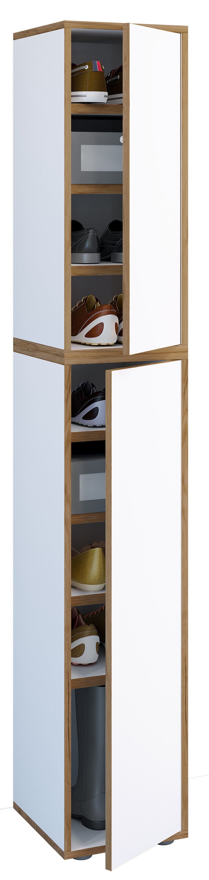 Schuhschrank XL Holz Großer Schuhschrank Schuhkommode Salia B30