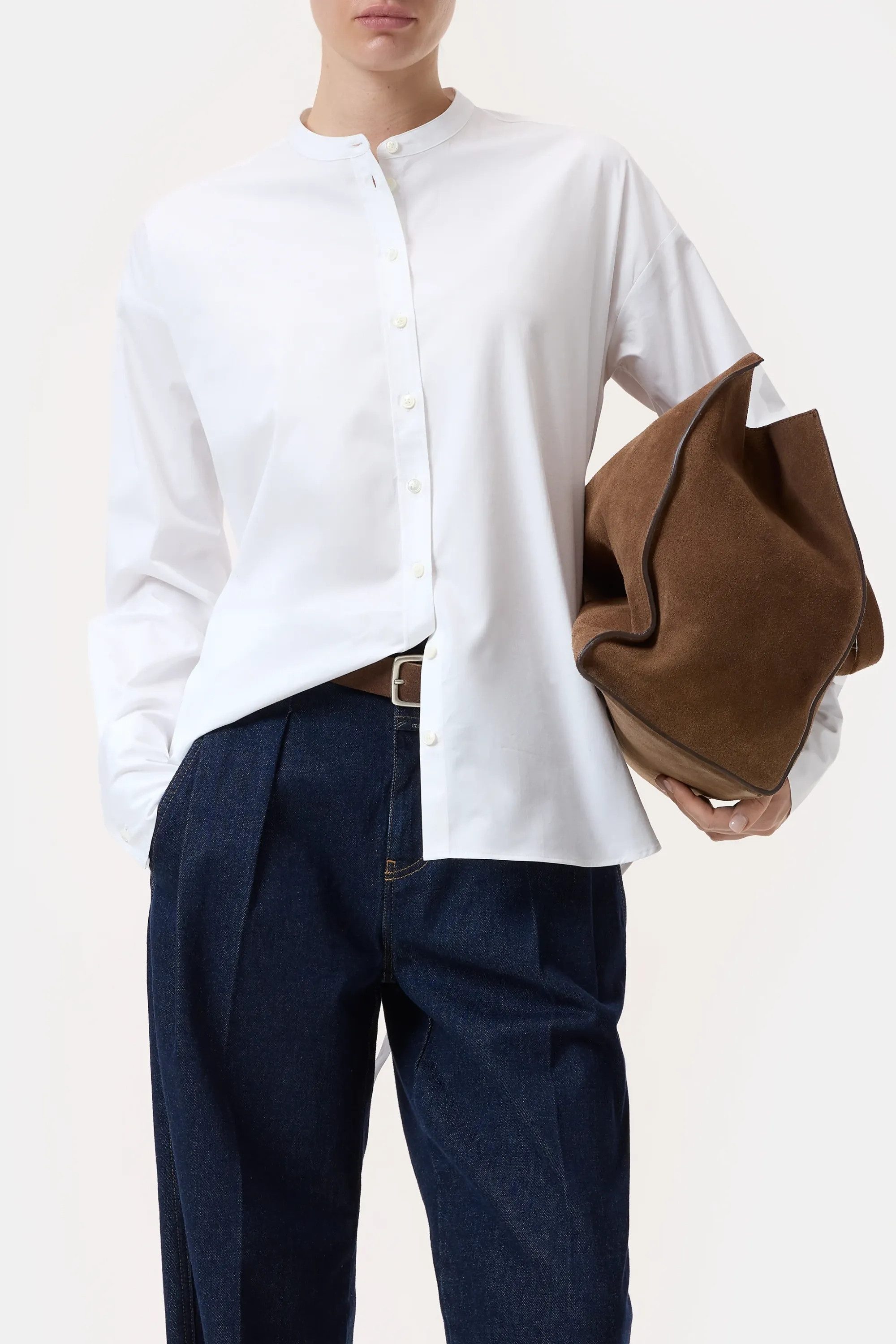 Blusentop Asymmetrische Bluse - Regular Fit