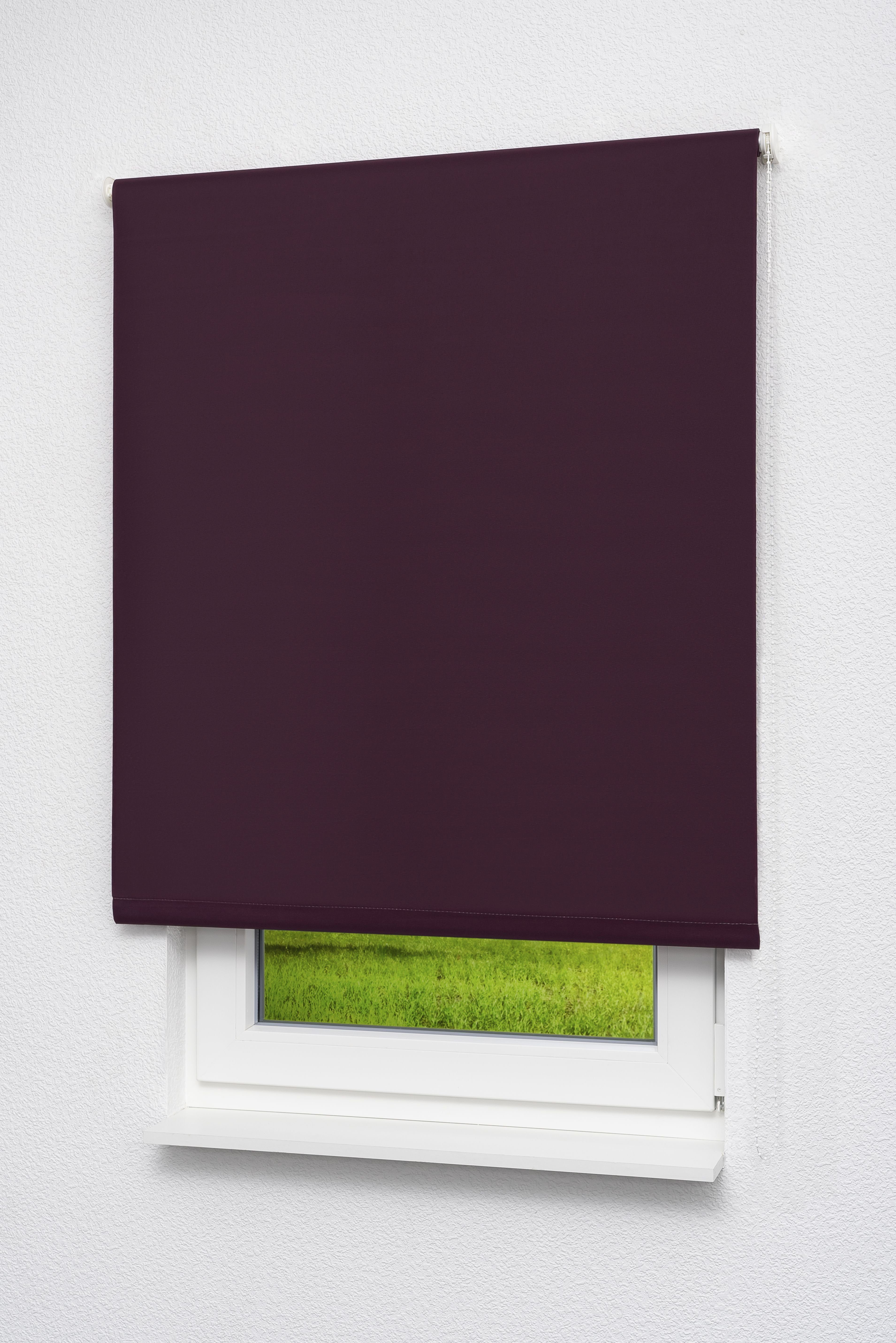 Verdunklungsrollo Dunkellila, LYSEL®, abdunkelnd, HxB 190x60cm