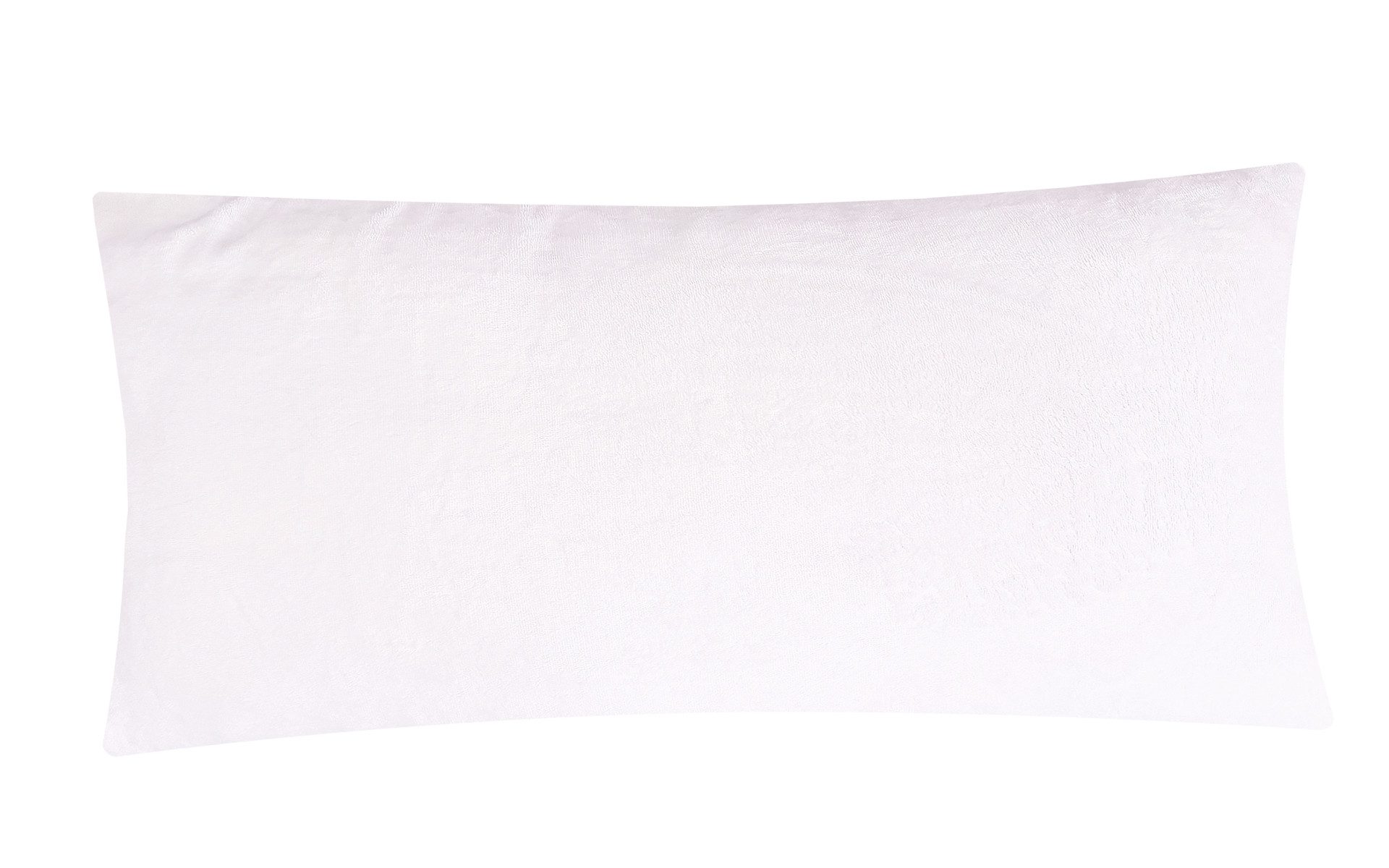 Heubergshop Kissenbezug, (1 Stück), Fleece 40x80cm Weiß flauschig Kissenhülle warm (1x-40x80cm-Weiß)
