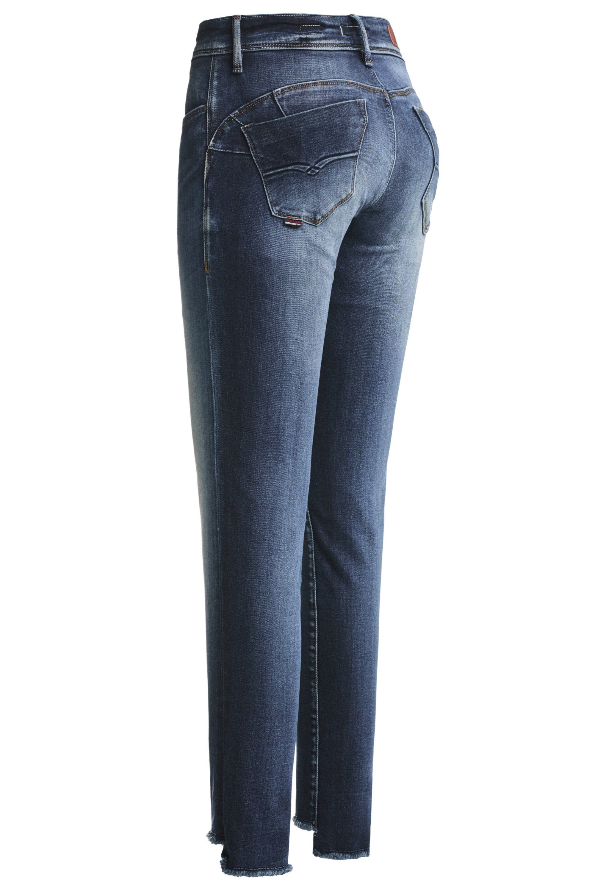 UP JEANS premium PUSH CAPRI blue Stretch-Jeans SALSA waschung 120169.8504 WONDER Salsa