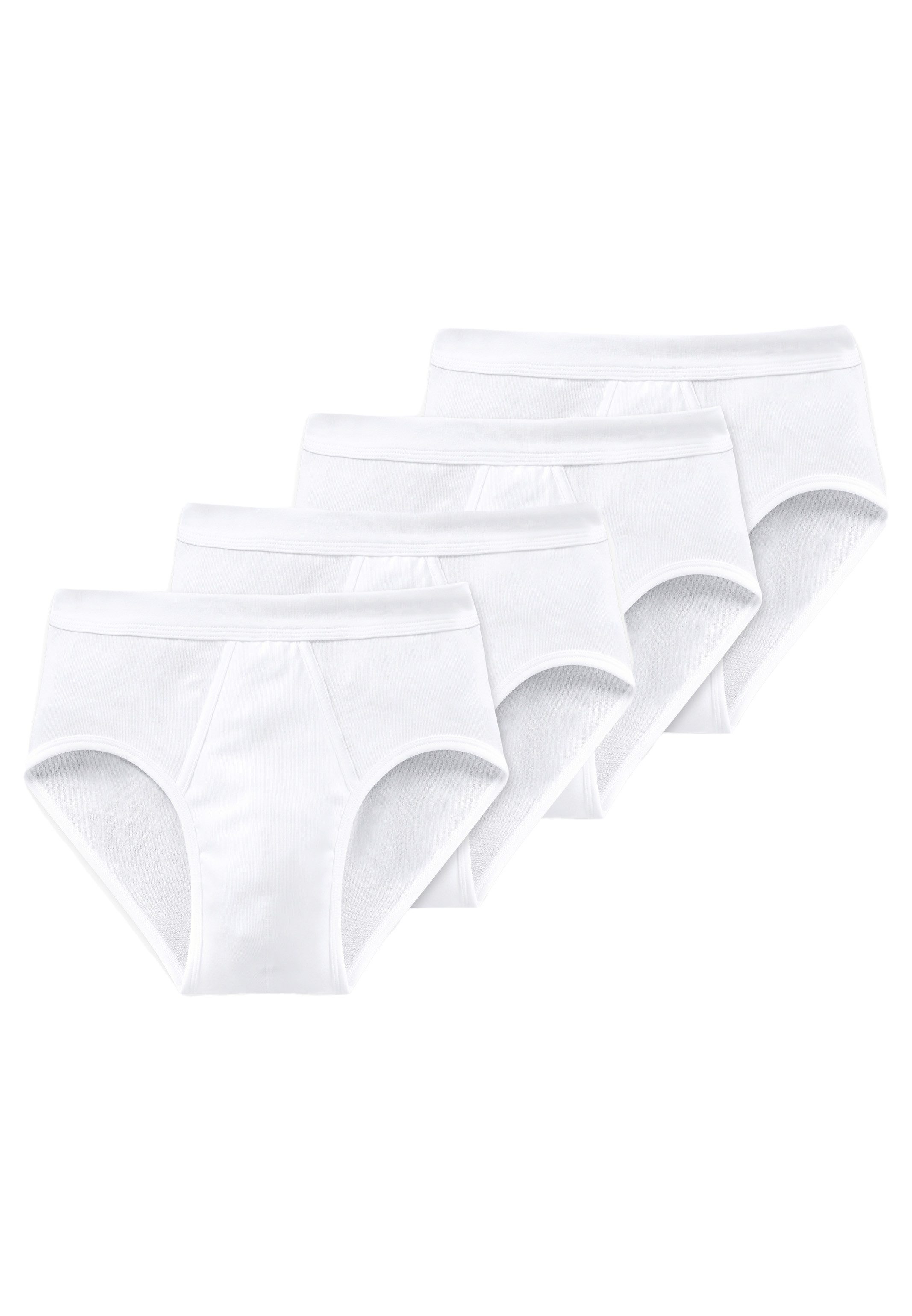 Slip 4er Pack Cotton Essentials Feinripp