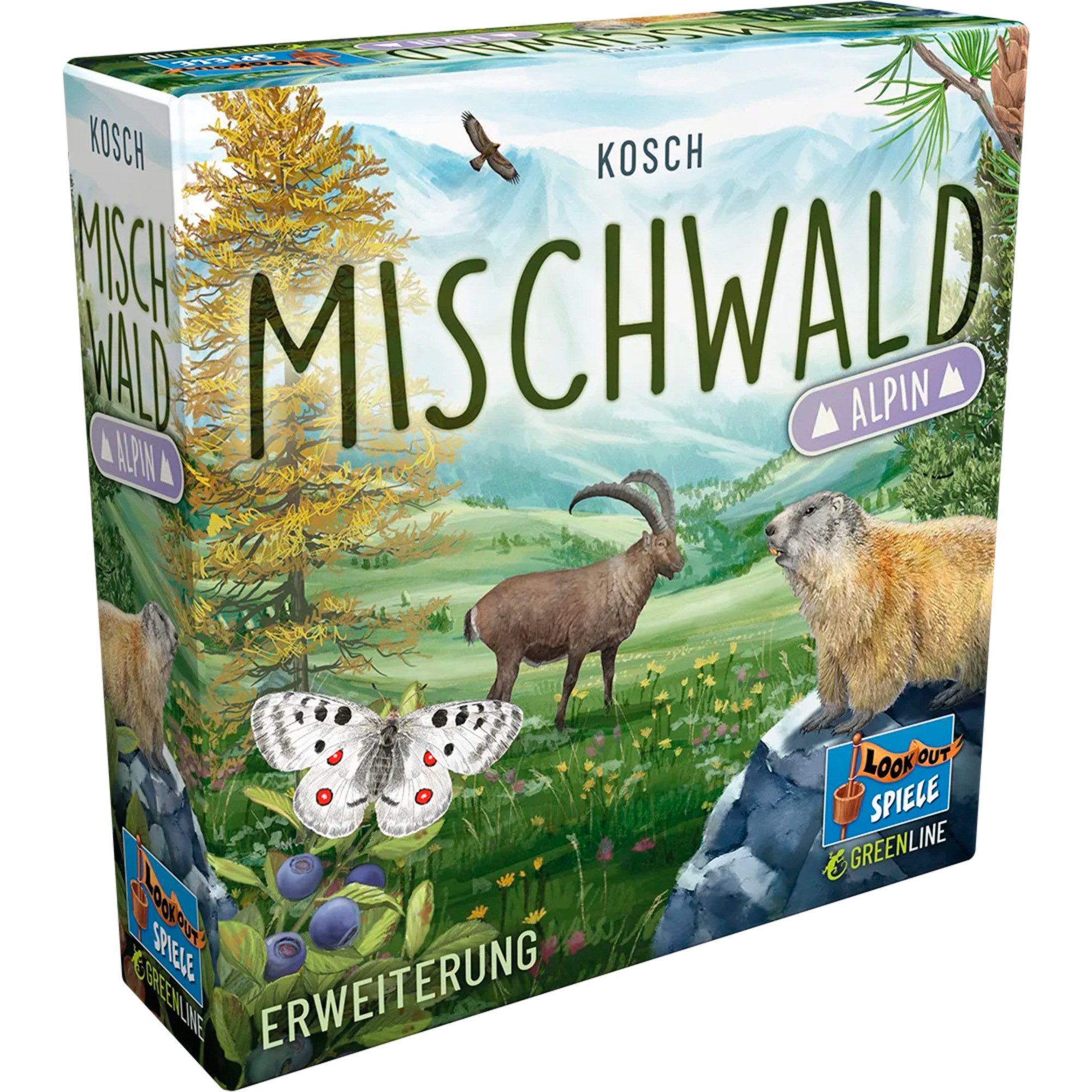 Asmodee Spiel Asmodee Mischwald - Alpin, Kartenspiel