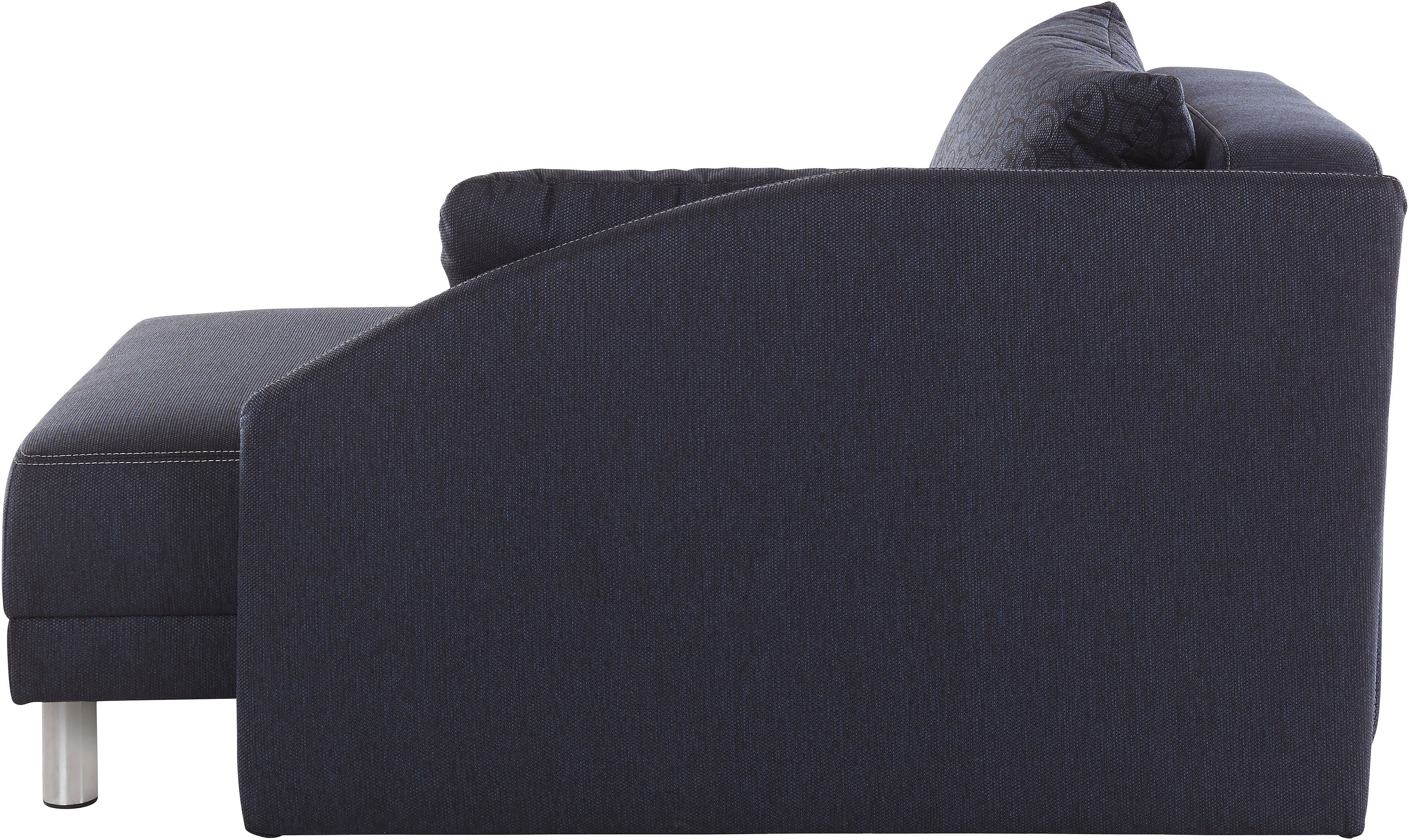 Jockenhöfer Gruppe Recamiere Roy, B: 149 cm, Liegefl. 84x200 cm, mit Schlaffunktion, Bettkasten & Zierkissen, Federkern