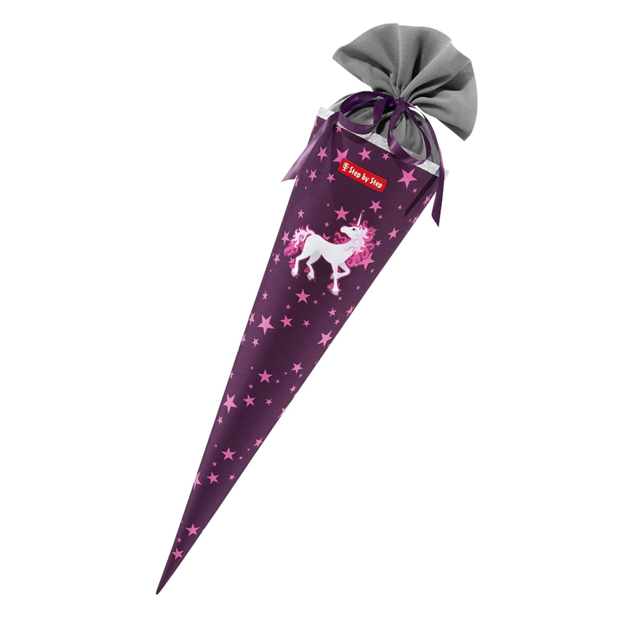 Schultüte,mit eingenähtem Bändchen
