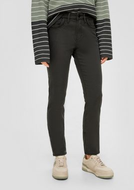 s.Oliver 5-Pocket-Jeans Jeans Betsy / Slim Fit / Mid Rise / Slim Leg Stickerei, Label-Patch