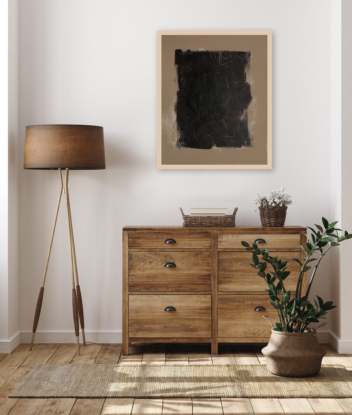 LeGer Home by Lena Gercke Bild mit Rahmen Emilia, Abstrakt, Abstrakte, Art, Kunst, Modern (1 St), Premium Poster mit Naturholzrahmen, Handarbeit aus Deutschland. € 46,14, (€ 46,14 pro 1 Stk).