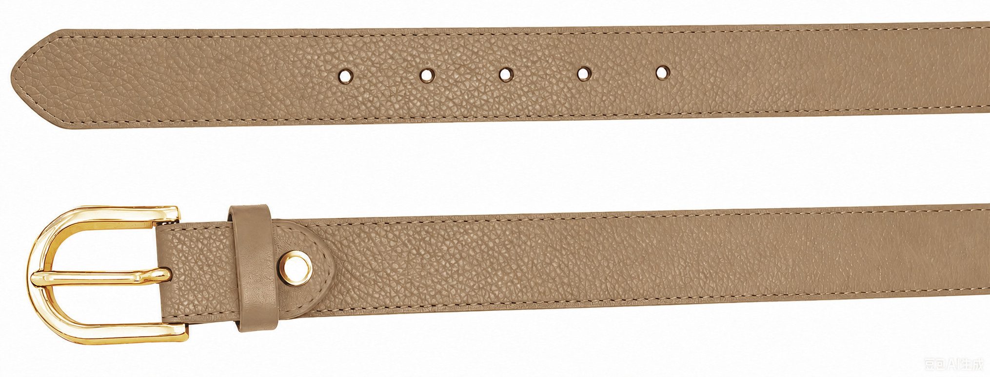 Fomax Ledergürtel Damen aus Echtleder 3 cm breit, Made in Italy (Schmaler Hüftgürtel) Anzuggürtel, Jeansgürtel für Kleid & Stoffhosen, kürzbar – Bild 4 von 5