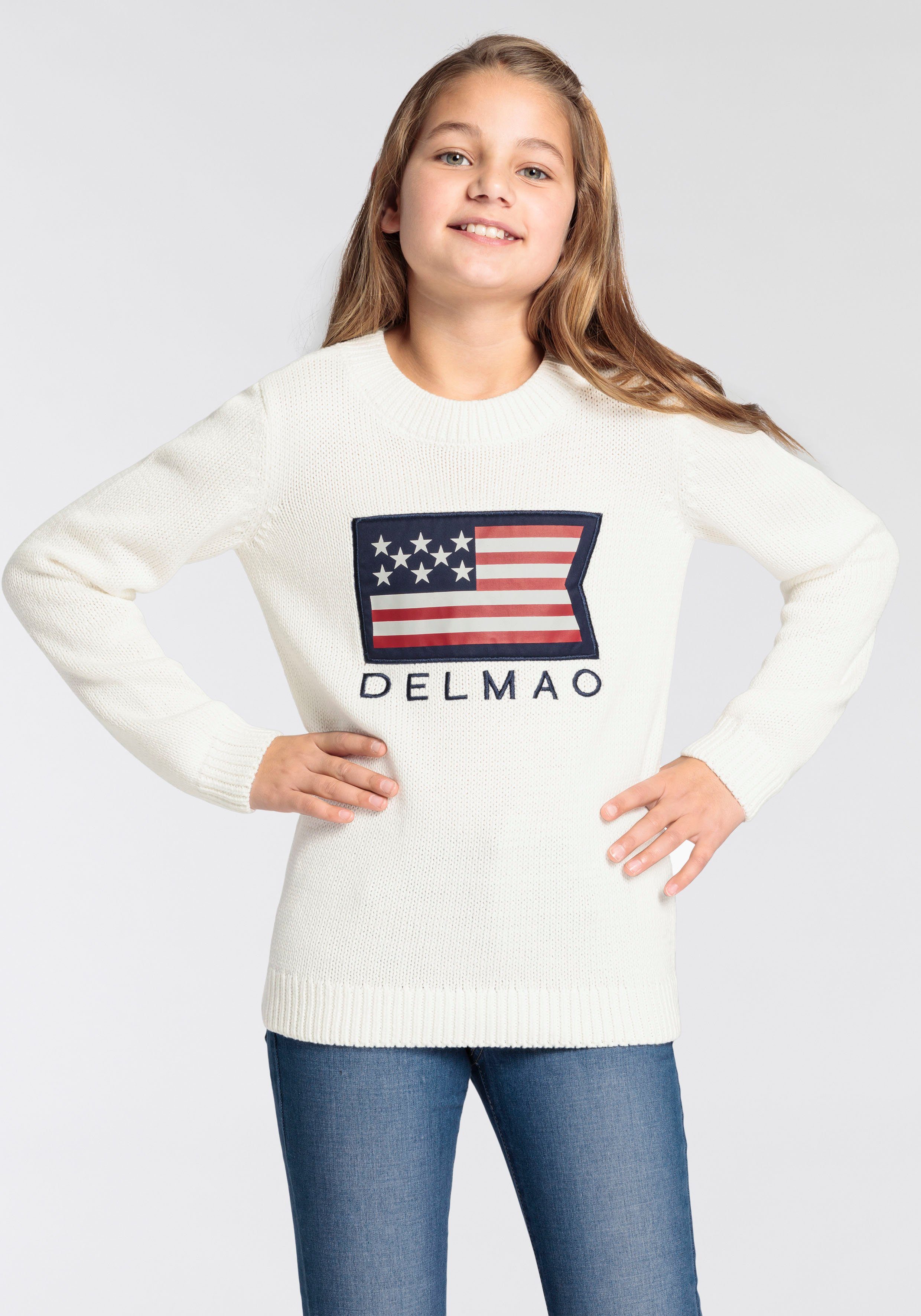 Mädchen Langarmshirt mit Rollkragen in weiss | Ernsting's family