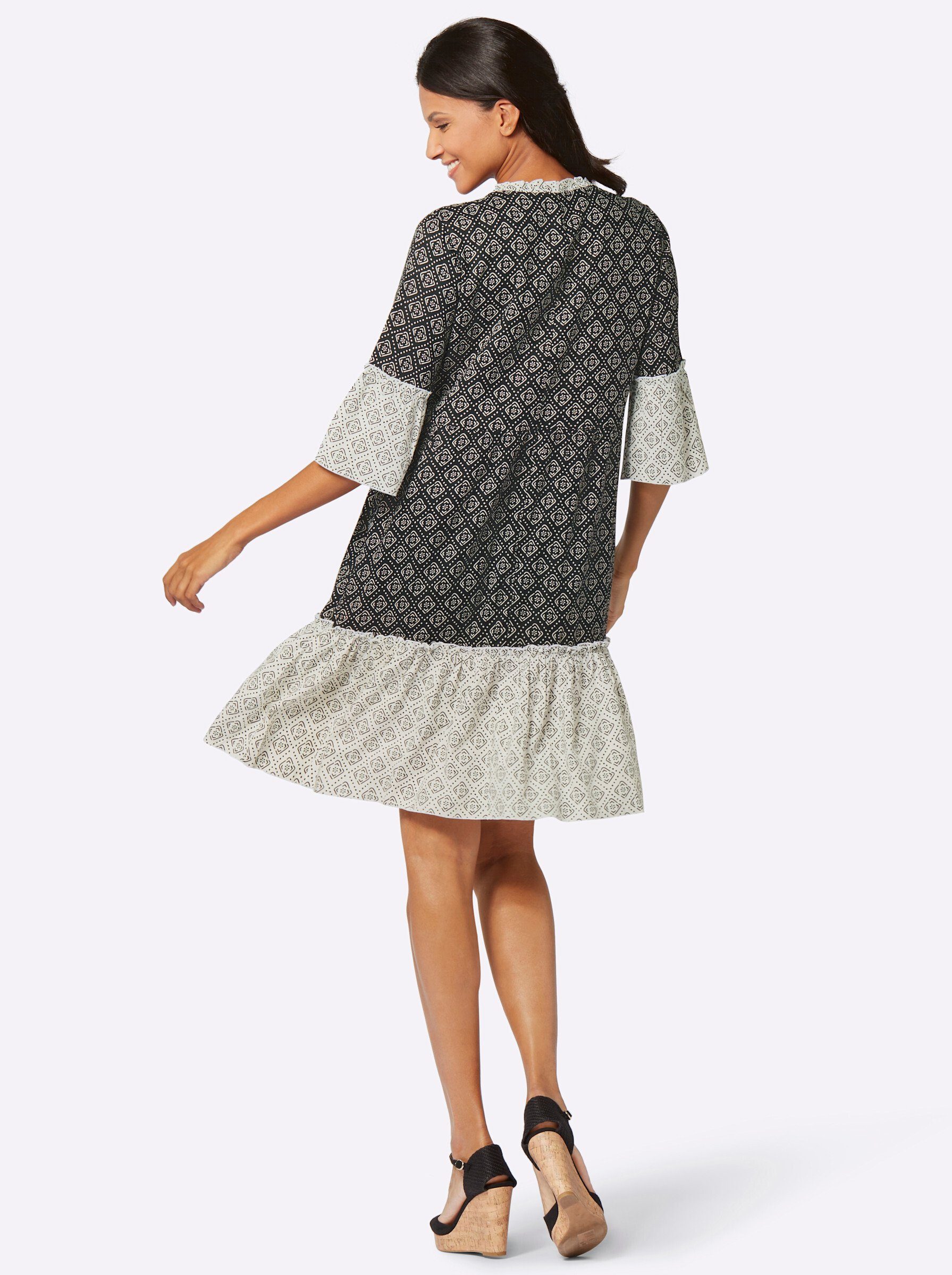 Sieh an! Etuikleid Bahnenkleid 3/4-Arm günstig online kaufen