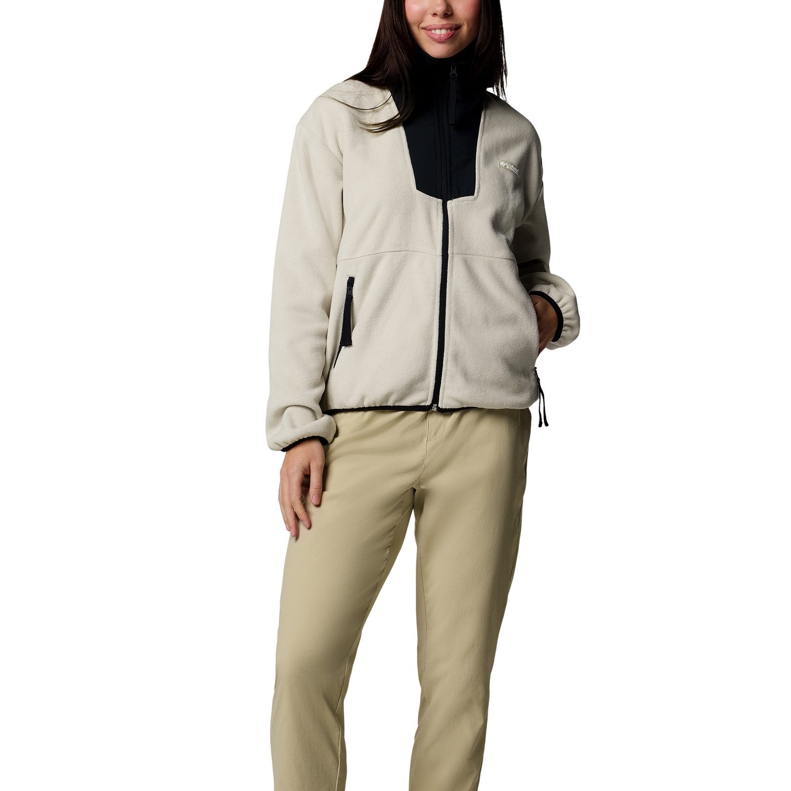Columbia Fleecejacke Sequoia Grove™ Fleecejacke mit Logo-Patch auf linker Brust