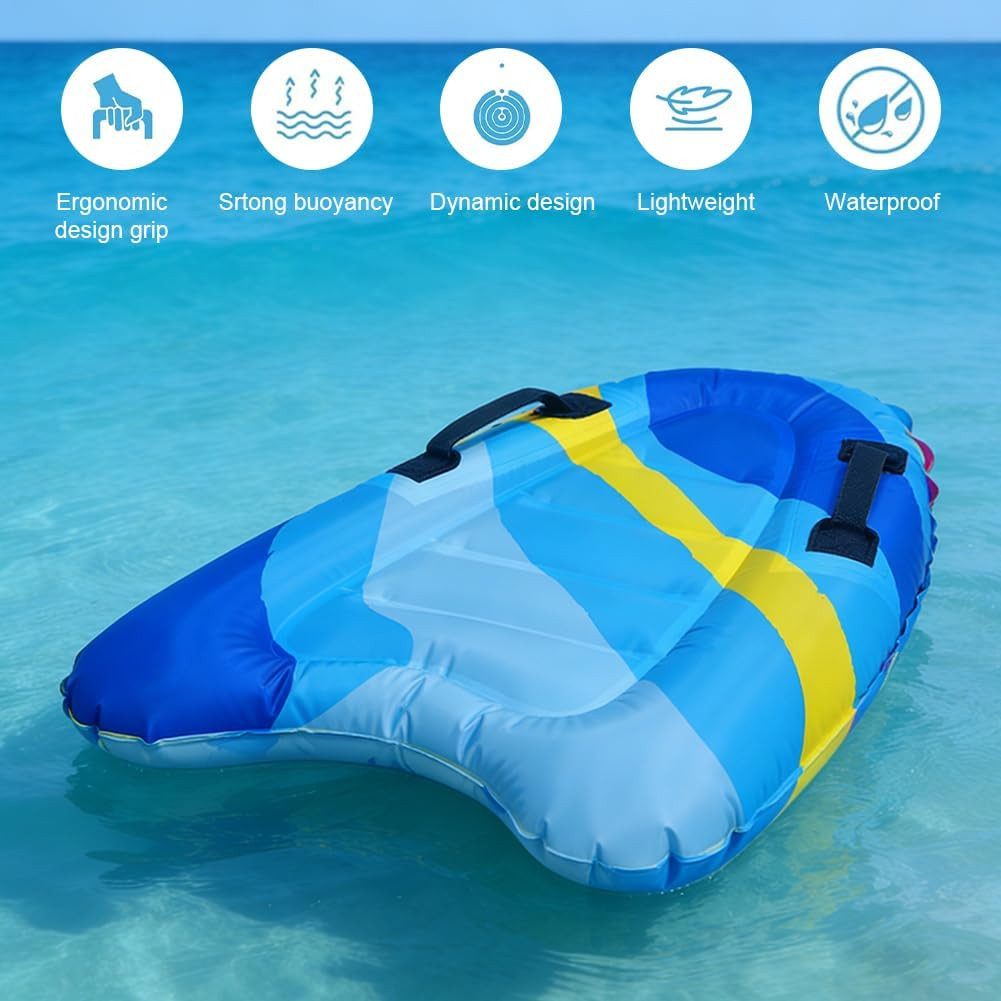 FELIXLEO Inflatable SUP-Board Aufblasbares Bodyboard Kinder Erwachsene Pool Schwimmhilfe ., (1 tlg) – Bild 3 von 5