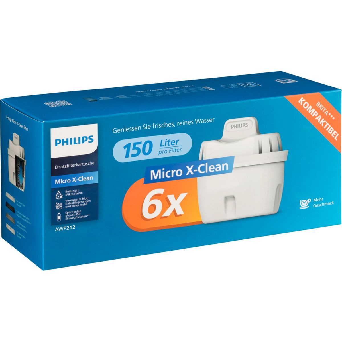 Philips Wasseraufbereiter Micro X-clean Фильтры для водыkartuschen 6-pack