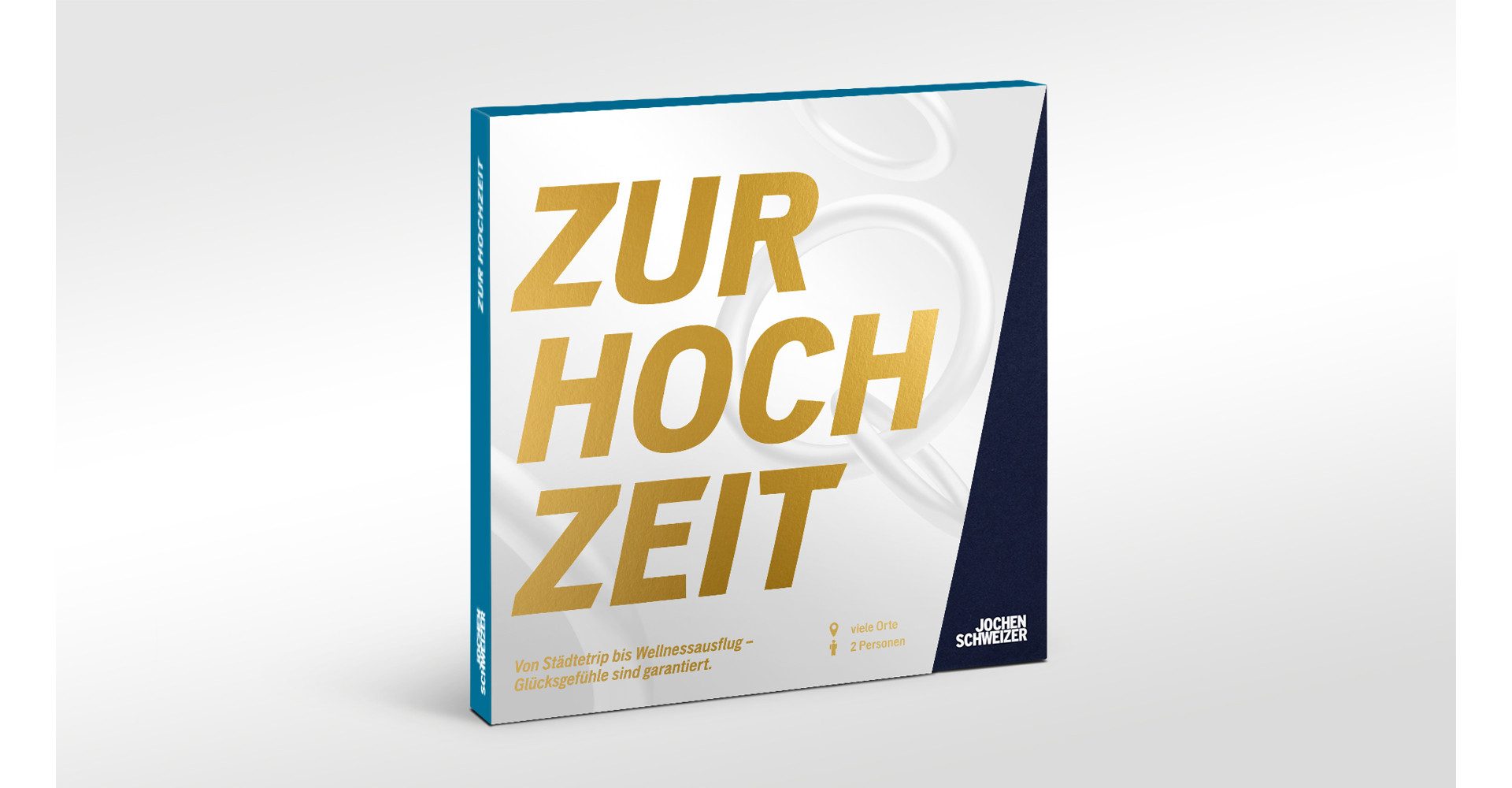 Jochen Schweizer Erlebnisgutschein Geschenkbox Zur Hochzeit für Zwei, Romantik im Quadrat zur Hochzeit