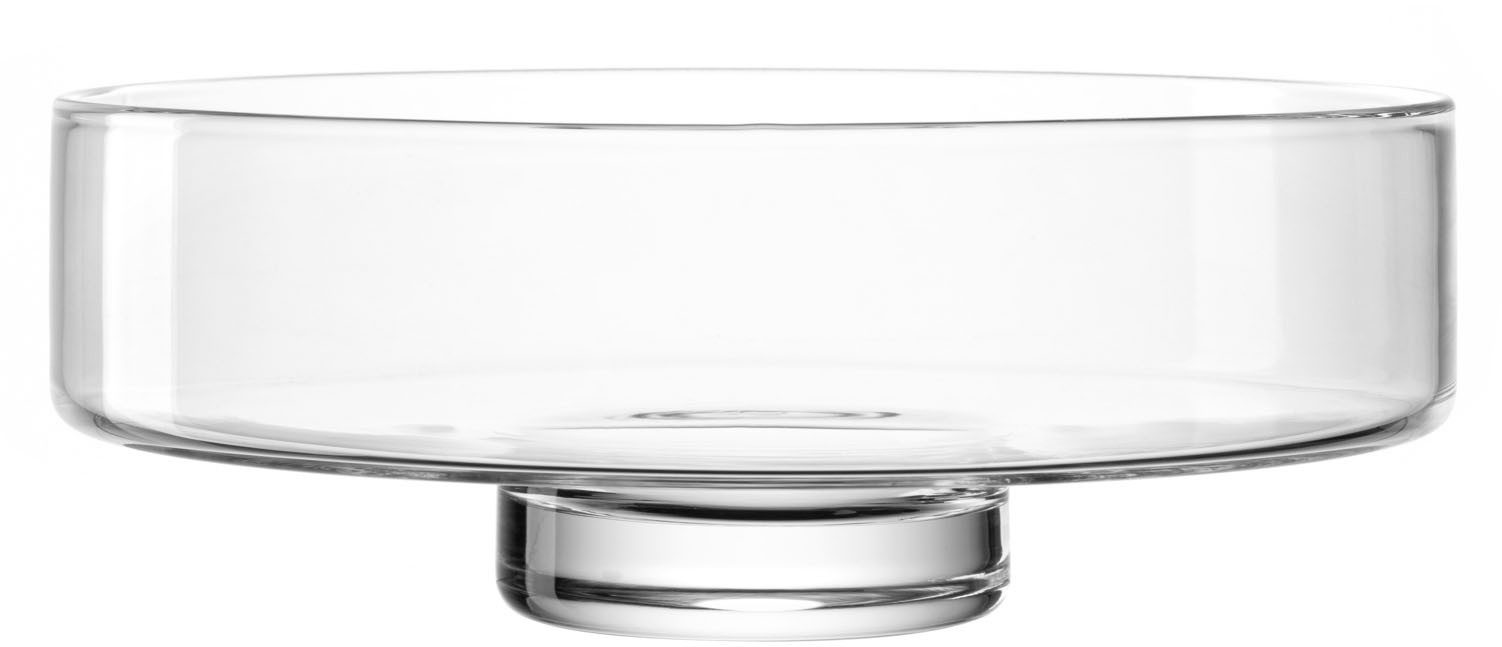 LEONARDO Dekoschale Schale LEGNO 27 cm auf Holzsockel (1 St)