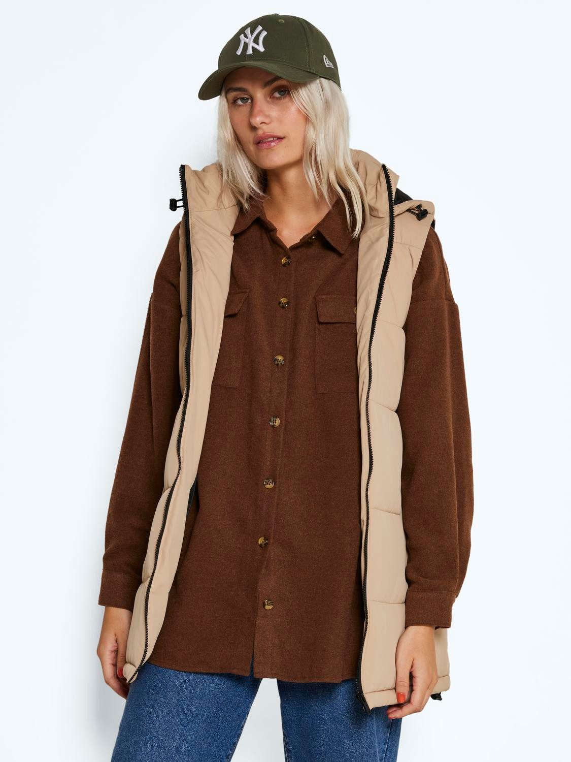 Noisy may Steppweste NMAURORA HOOD VEST günstig online kaufen