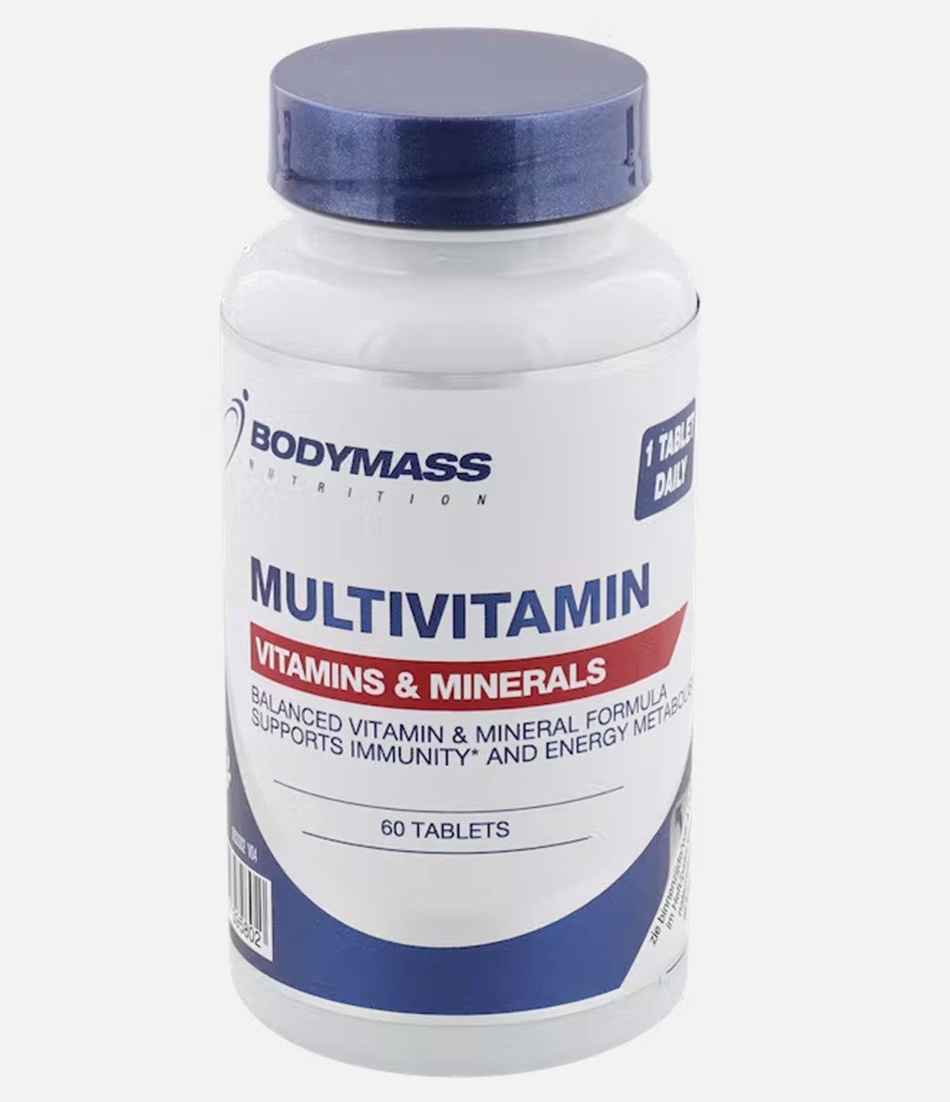 Bodymass Nahrungsergänzung Multivitamin 60 Tabletten Kapseln