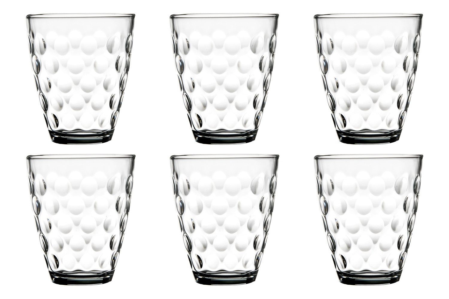 Glas Trinkgläser 6er Set SATORO, je 390 ml