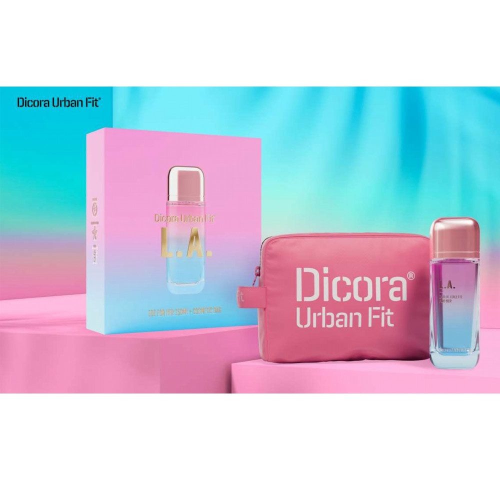 DICORA Eau de Toilette Dicora Urban Fit L.A. - Eau de Toilette - 150ml mit Kosmetiktasche