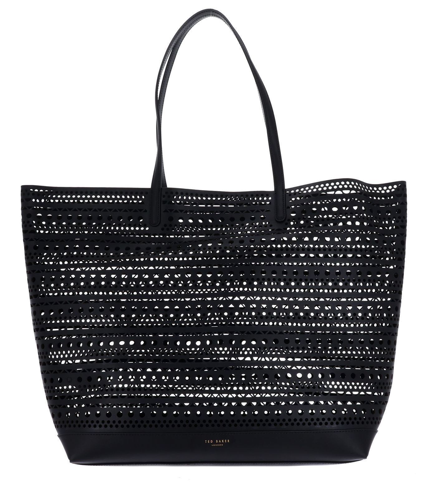 Ted Baker Schultertasche Laser Cut Oversized Tote Bag, aus echtem Ziegenleder