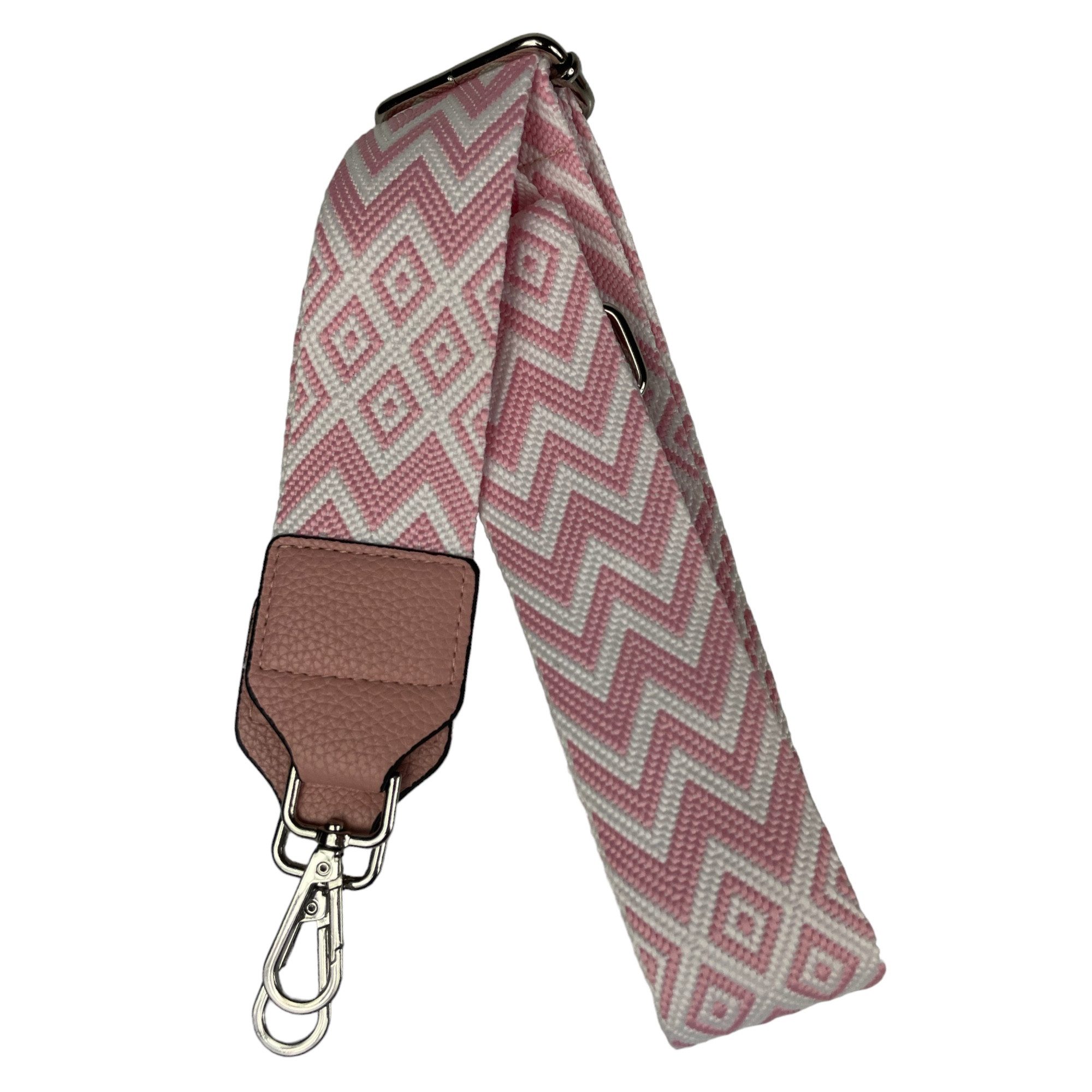 Taschen4life Umhängetasche moderne Bauchtasche Brusttasche Gürteltasche, CrossBody Bag, Bodybag Schultertasche, breiter Muster Stoffgurt/Umhängeband