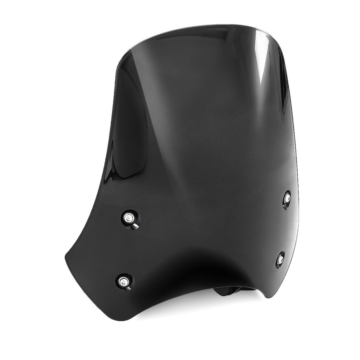 Craftride Motorradhelm-Visier Windschild / Windschutzscheibe universal für Chopper + Cruiser FB2 sw