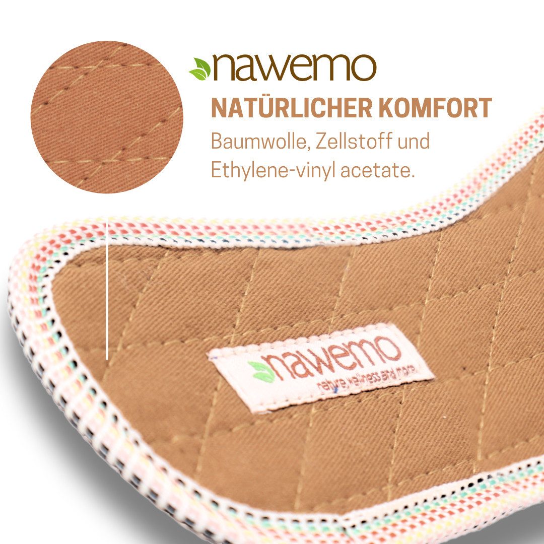 Nawemo Einlegesohlen Zimtsohlen Nawemo "braun", normale Passform, 1 Paar, reduzieren die Schweißbildung, neutralisieren unangenehme Gerüche