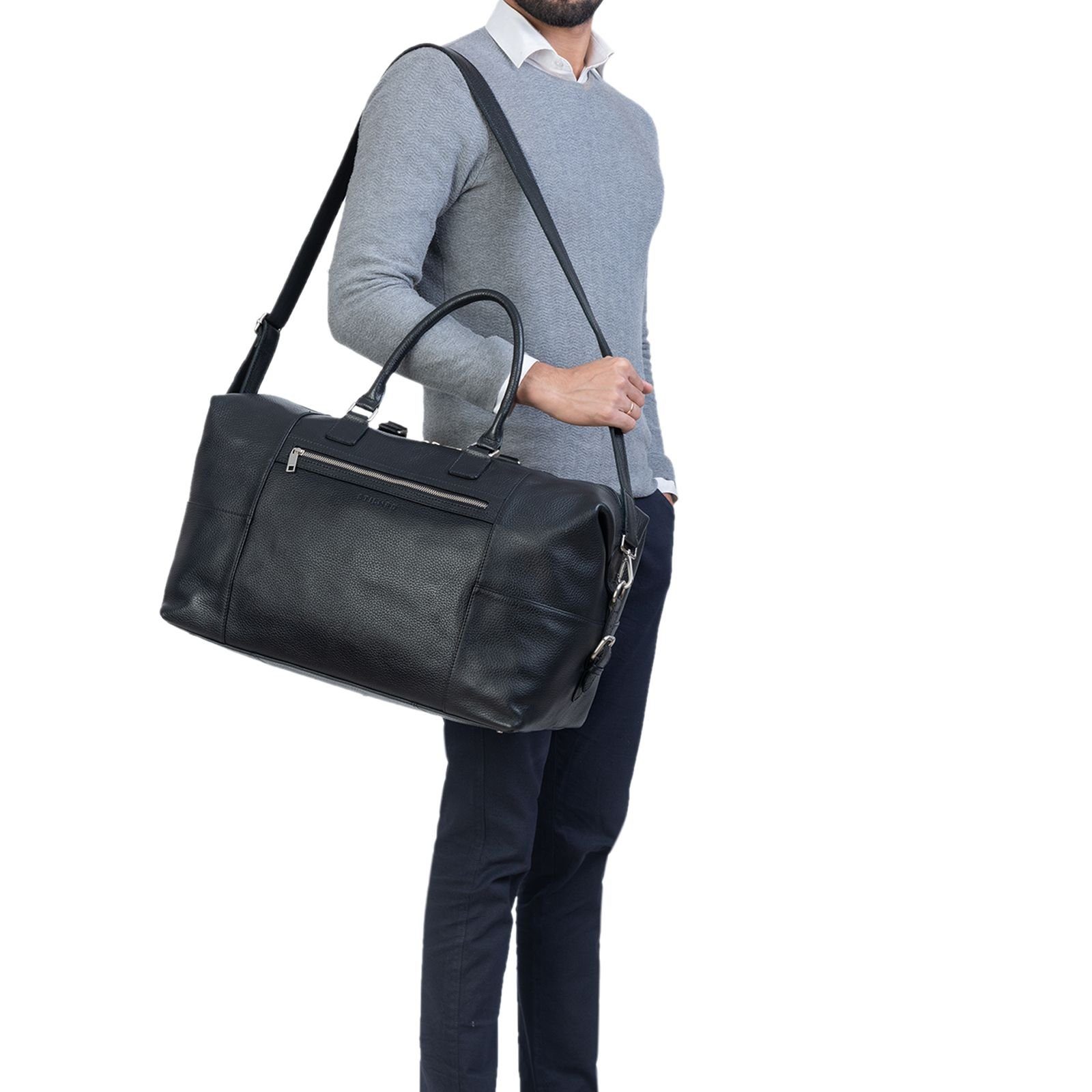 STILORD Weekender "Rover" Reisetasche Leder groß