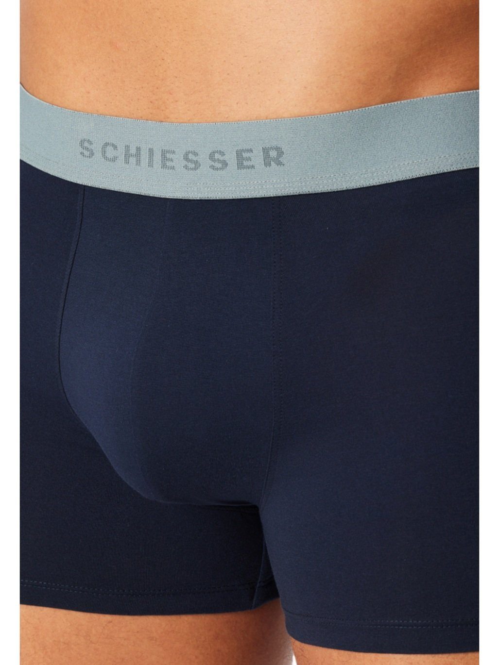 Schiesser Boxershorts Unterwäsche 95/5 Organic Cotton Webgummibund mehrfarb günstig online kaufen
