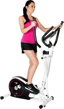 Christopeit Sport® Crosstrainer CT 3, Computer mit Tablet- und Smartphonehalterung