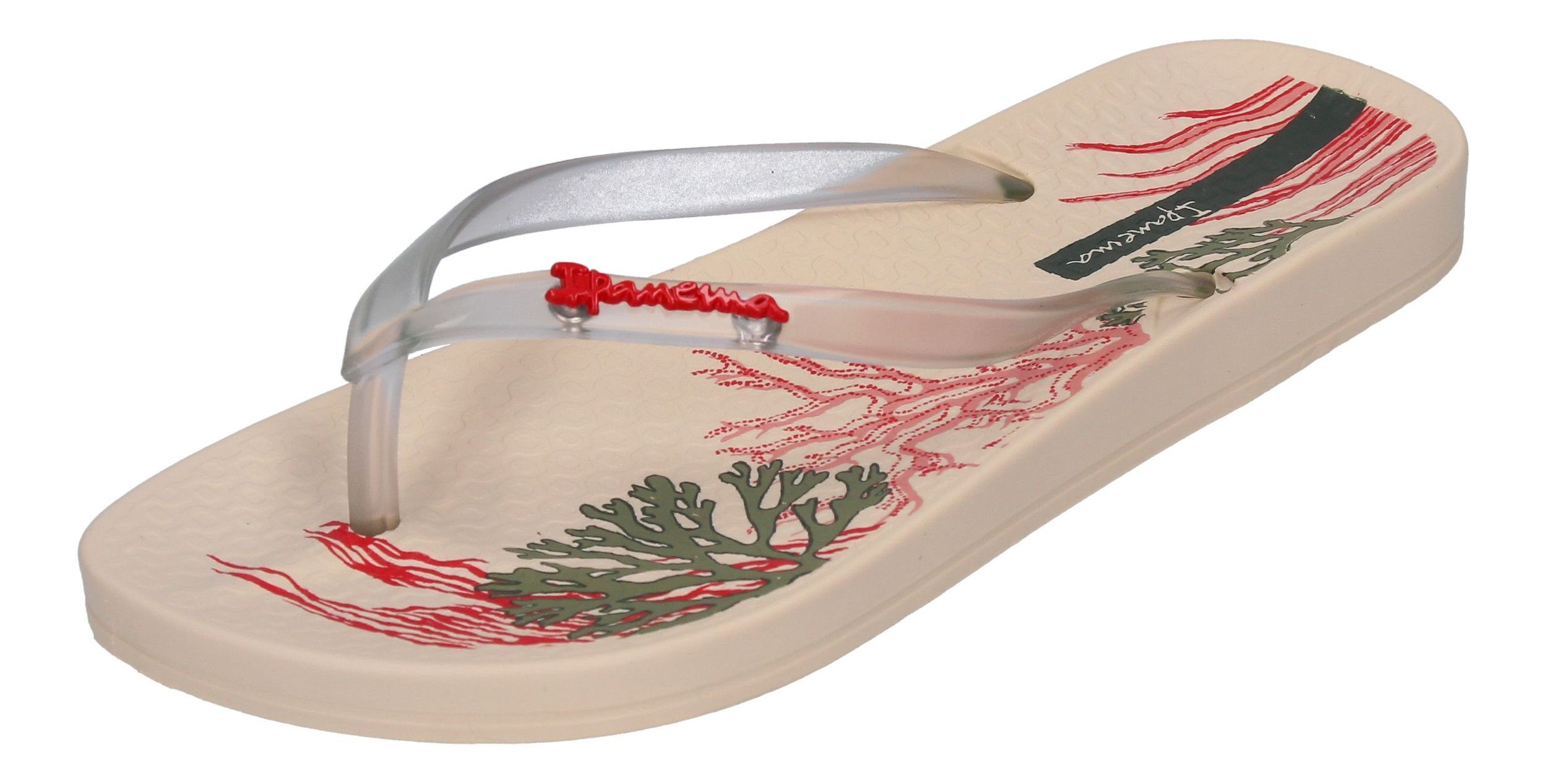 Ipanema ANAT GLOSSY FEM 82895 Zehentrenner Beige Clear Green günstig online kaufen