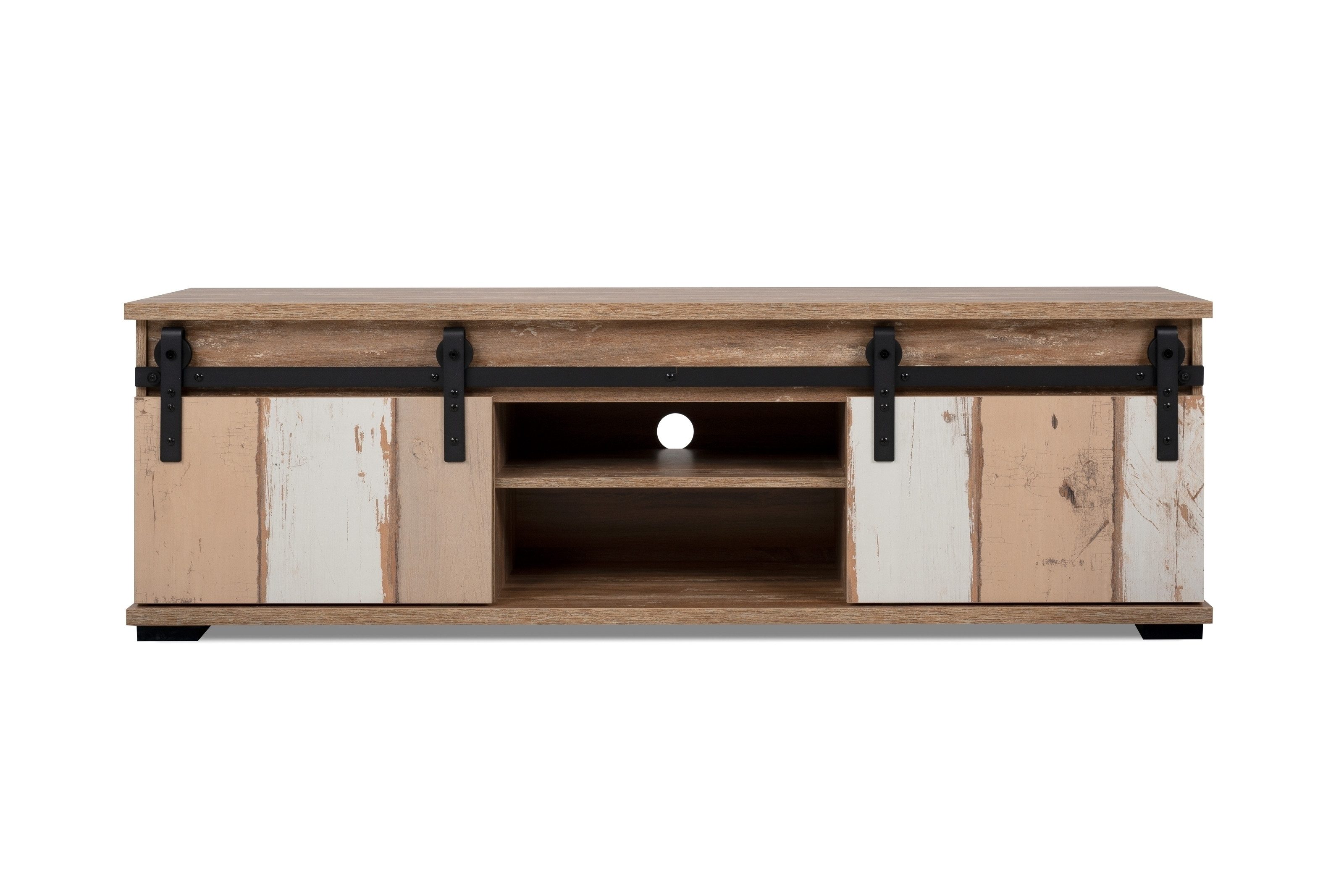 freiraum Lowboard Marrakesch, Valhalla Eiche Dekor / Milford Kiefer Dekor - 160x50x40cm (B/H/T)