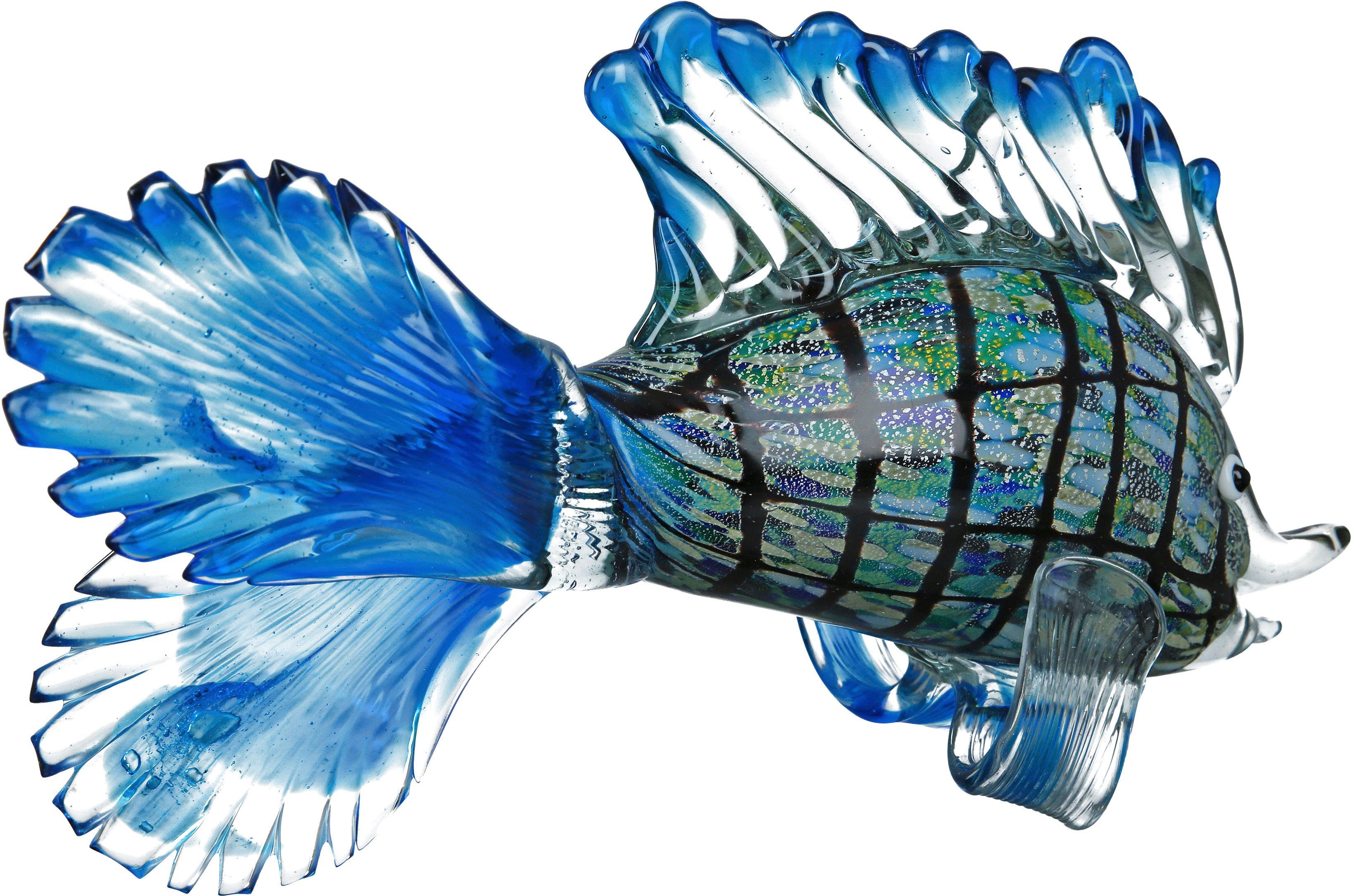 durchgefärbt Glasfisch Tierfigur (1 Casablanca Rainbow farblich Gilde St), by