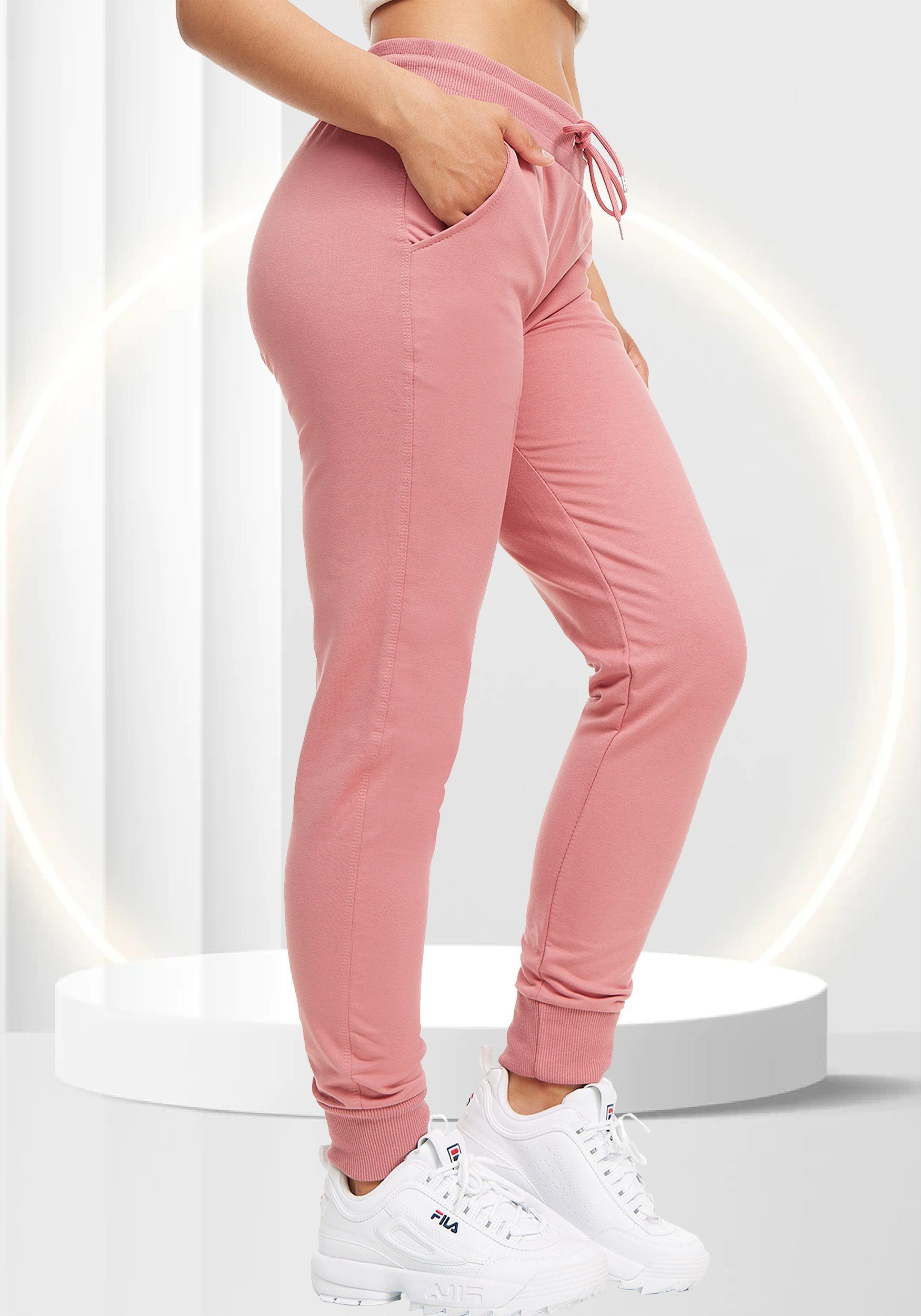 Smith & Solo Jogginghose Jogginghose Damen (1-tlg) Baumwolle günstig online kaufen