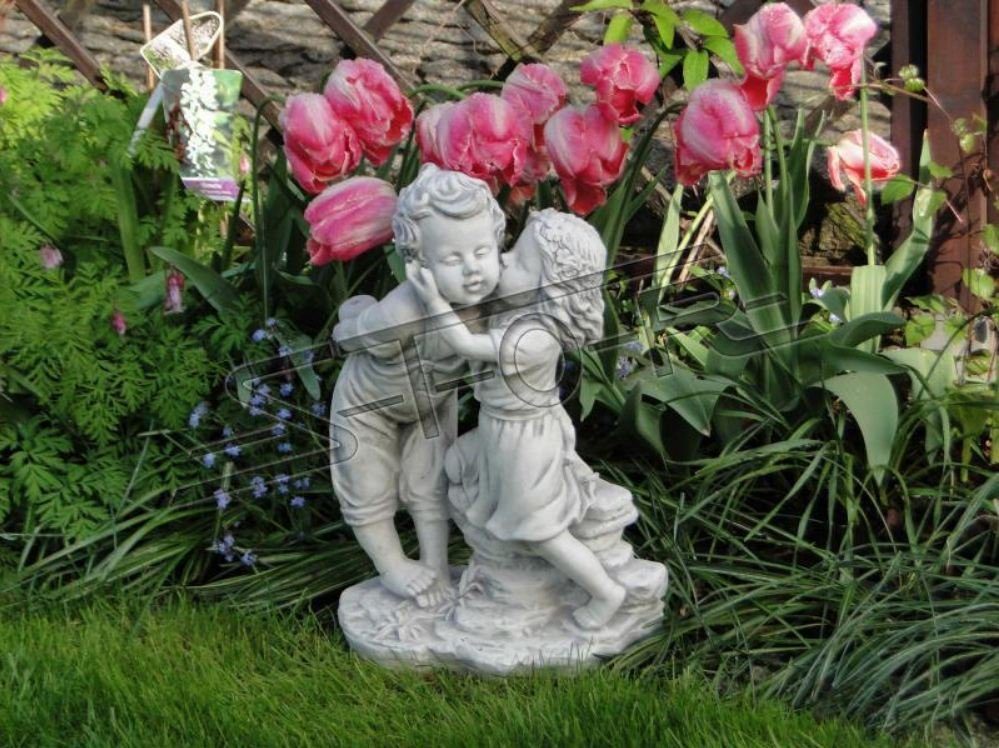 JVmoebel Skulptur Garten Dekoration Kinder Statue Skulptur Figuren Skulpturen Figur