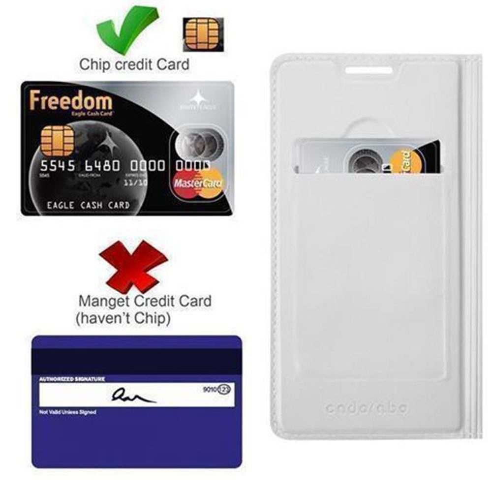 Cadorabo Handyhülle für Samsung Galaxy S5 MINI / S5 MINI DUOS Hülle Samsung Galaxy S5 MINI / S5 MINI DUOS, Schutzhülle Hülle mit Standfunktion, Magnetverschluss und Kartenfach