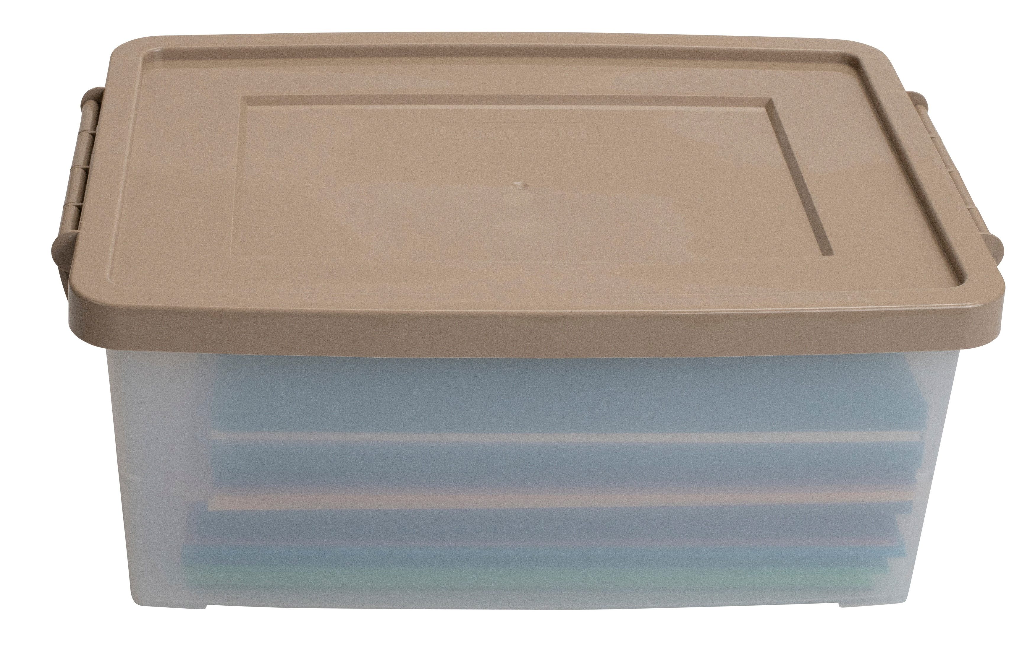 Betzold Aufbewahrungsbox Aufbewahrungsbox, 16 x 39,5 x 27,5 cm, weiß-transparent, treeNside