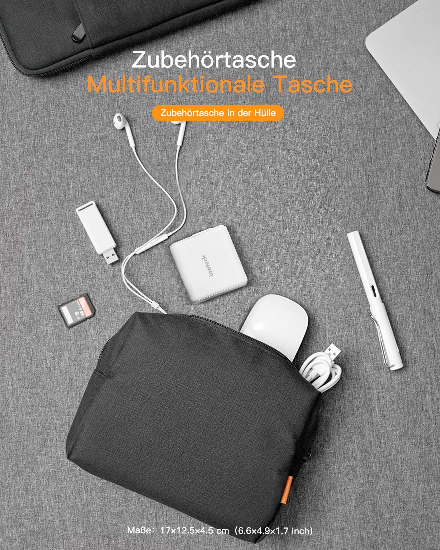 Inateck Laptop-Hülle 14 Zoll Laptoptasche, für 15-15,3 Zoll MacBook Pro/Air – Bild 5 von 5